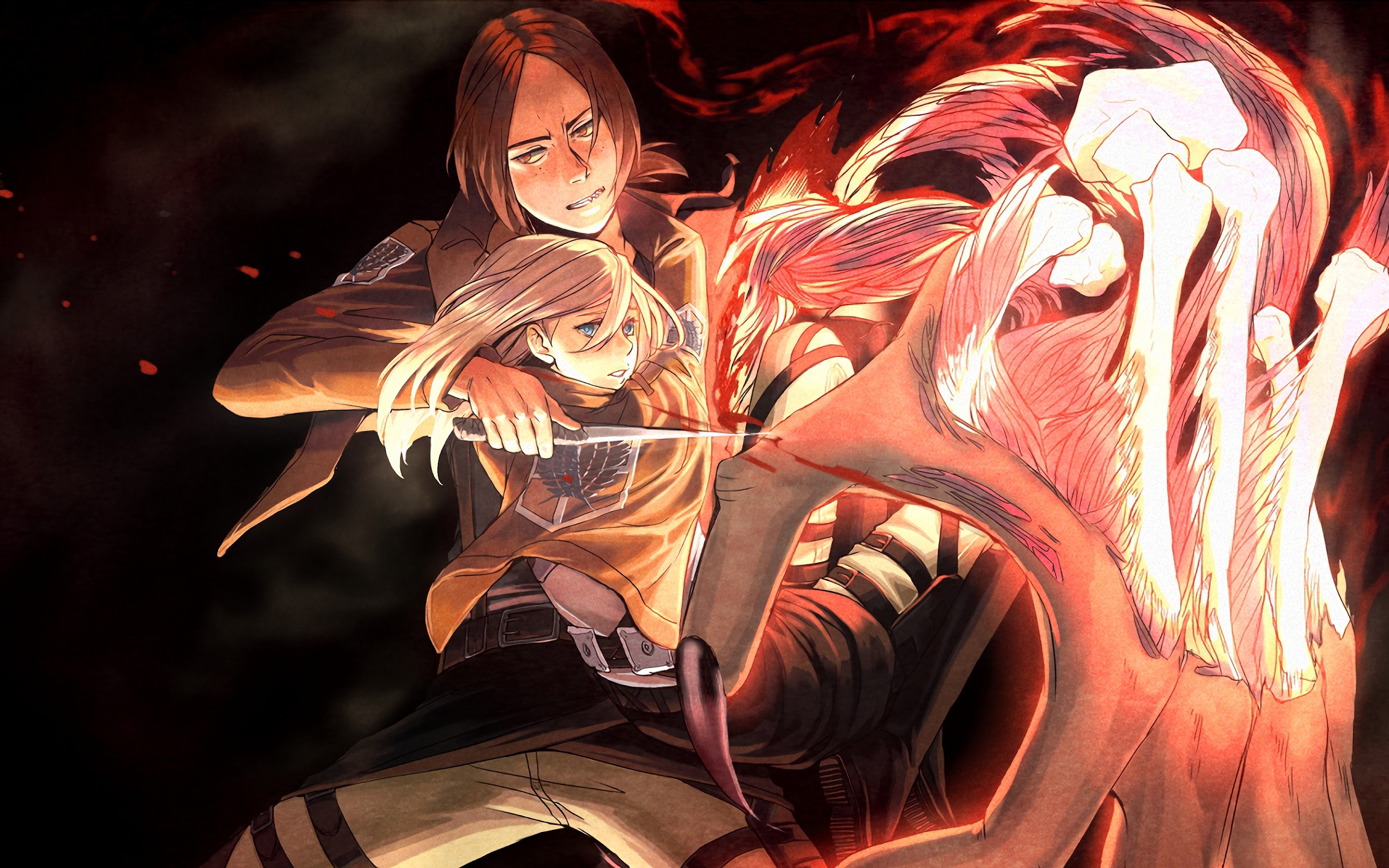 Ymir Krista Lenz Attack on Titan 4K Wallpaper