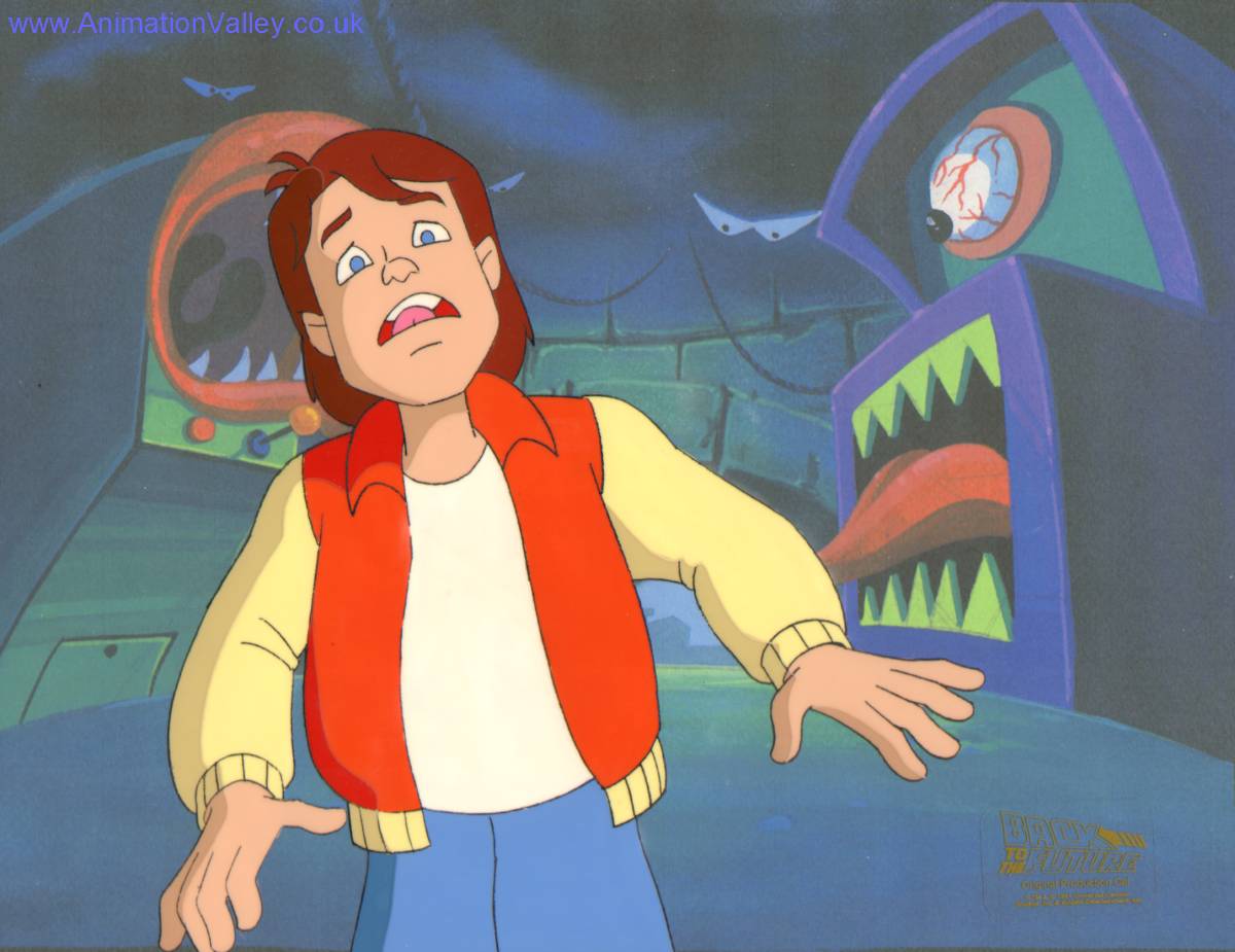 Back to the Future the Animated series Production cel to the Future Photo