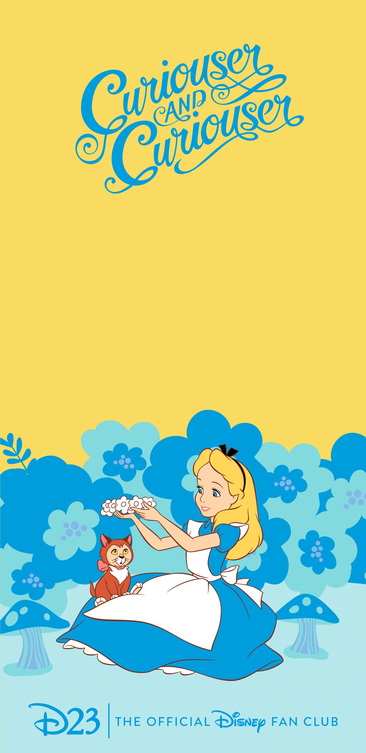 Alice in Wonderland Wallpaper and Dinah