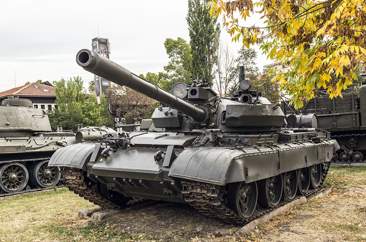 Wallpaper Tank T 55AM Military