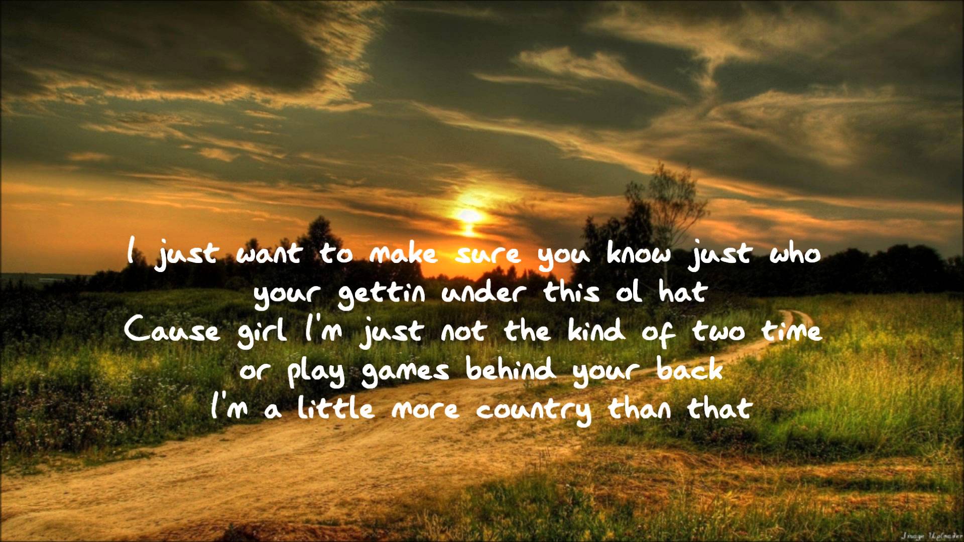 cute country lyrics