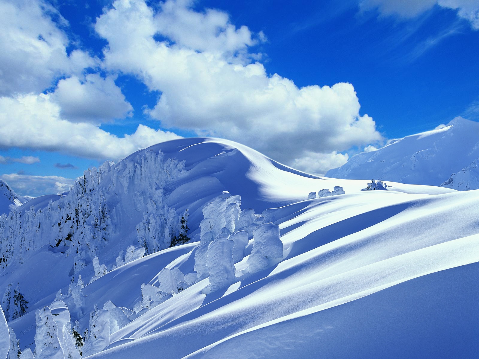 Excellent Winter Mountain Desktop Background Picture Mobile Download