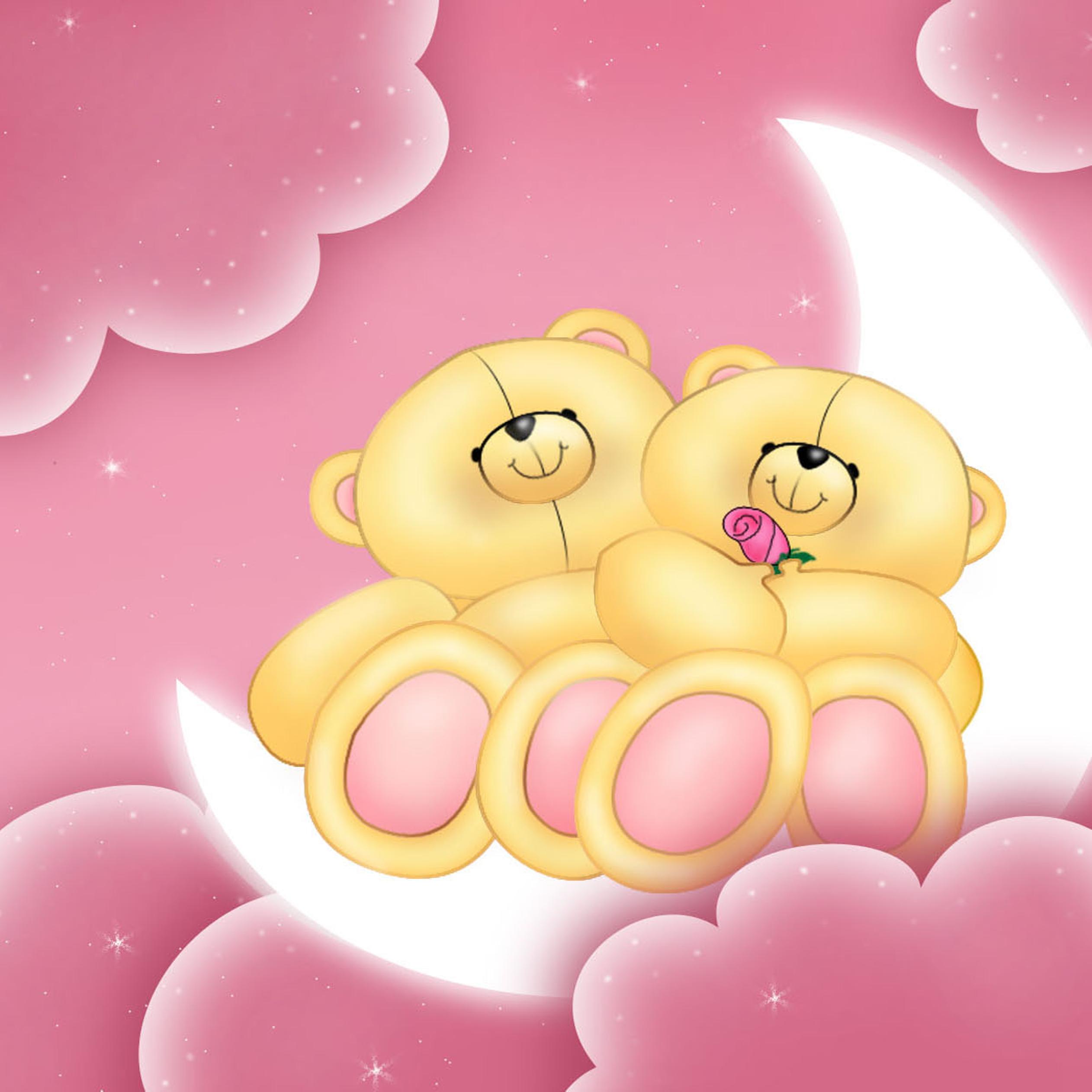 Love is in the air bears stay on moon- Valentine's Day