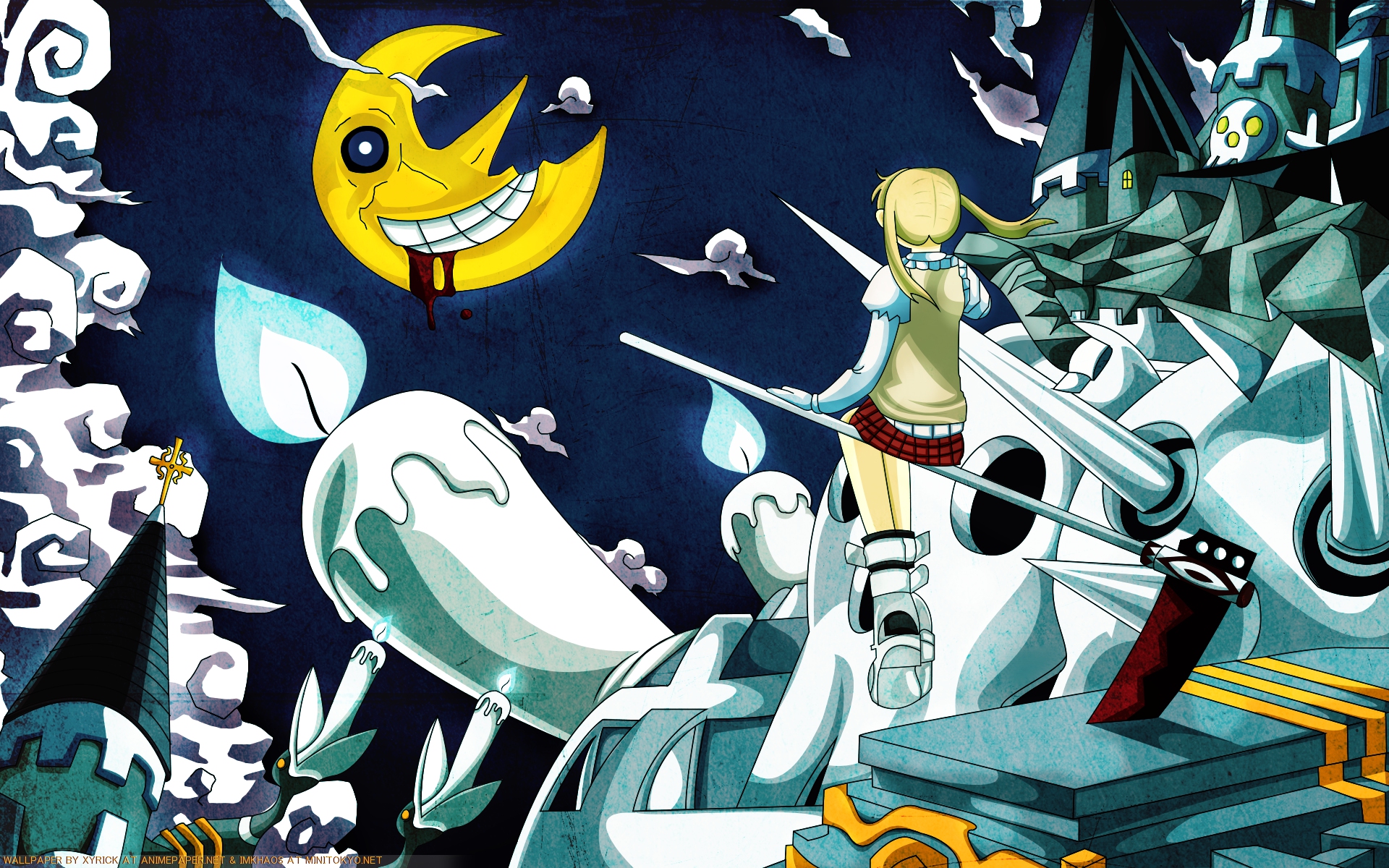 Soul Eater Moon And Sun Wallpaper