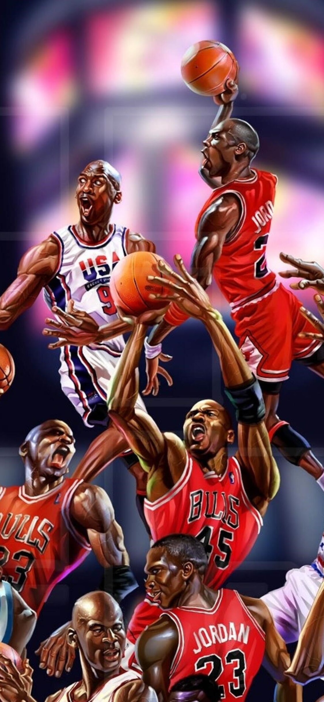 Michael Jordan Art iPhone XS, iPhone 10, iPhone X HD 4k Wallpaper, Image, Background, Photo and Picture