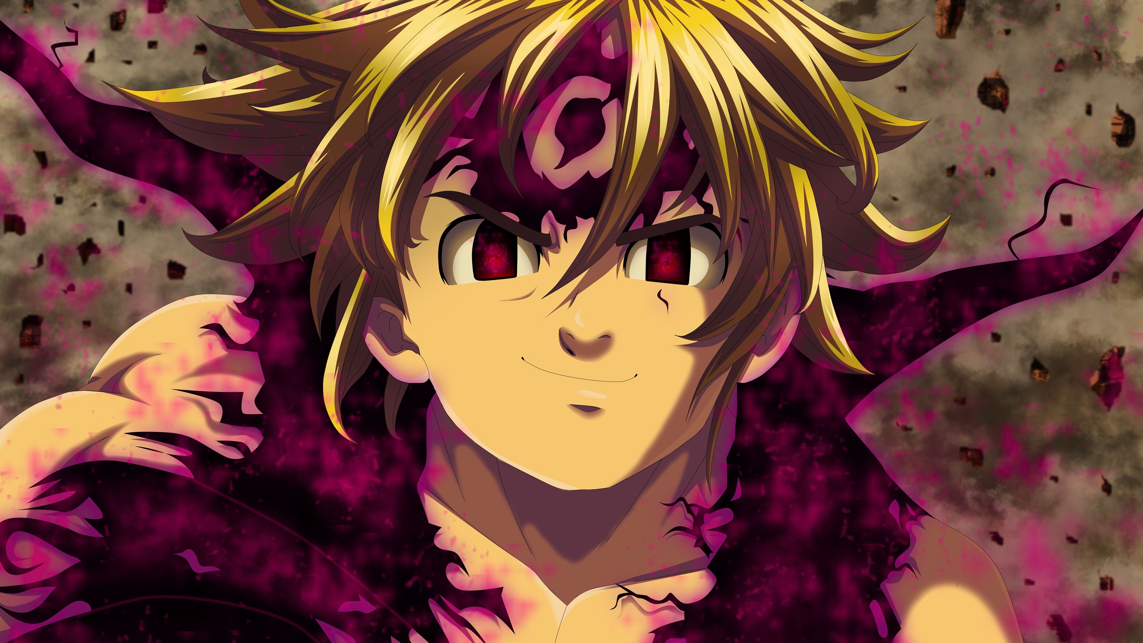 Meliodas Demon Mark Nanatsu No Taizai 4k 469