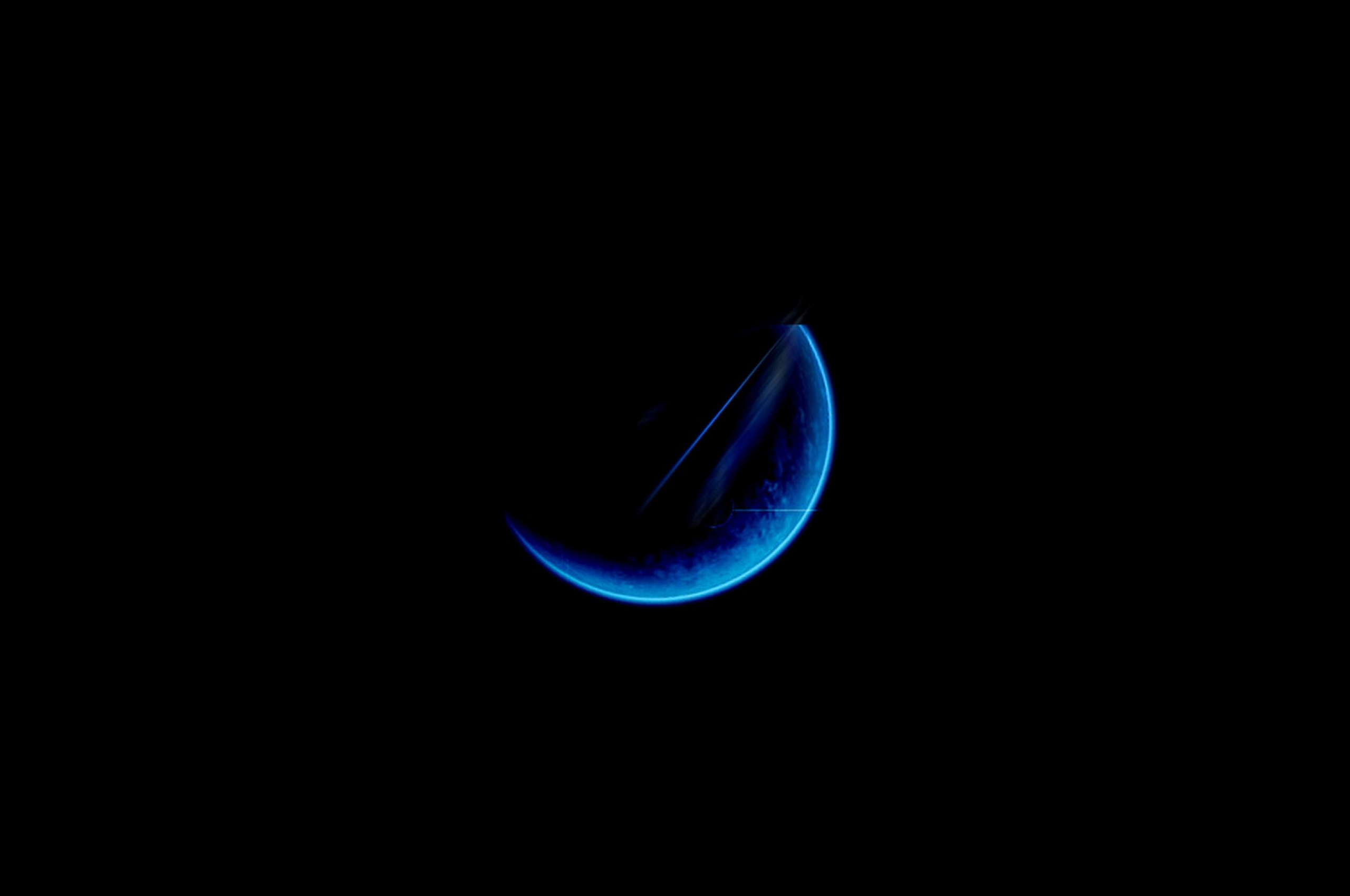 Free download Download Wallpaper 3840x2400 Moon Light Blue Black Ultra HD 4K HD [3840x2400] for your Desktop, Mobile & Tablet. Explore Dark Blue Moon Wallpaper. Moon and Stars Wallpaper