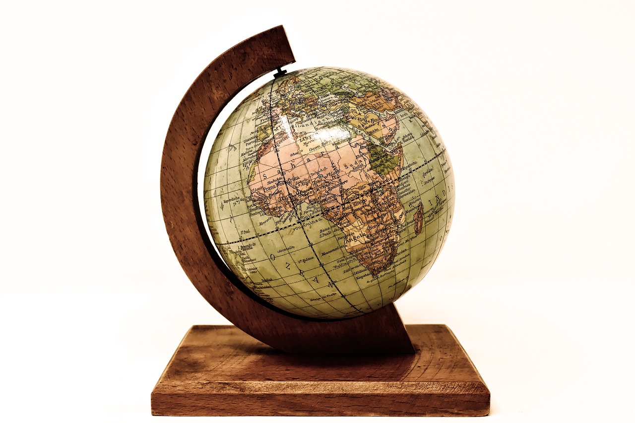 Globe, earth, world, planet, old world globe