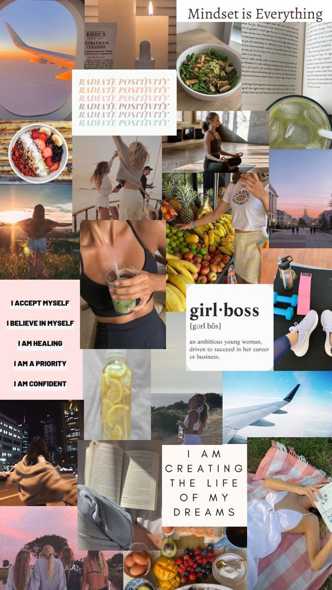 2022 Vision Board. Vision board wallpaper, Motivational quotes wallpaper, Aesthetic coll. Vision board wallpaper, Vision board collage, Aesthetic collage