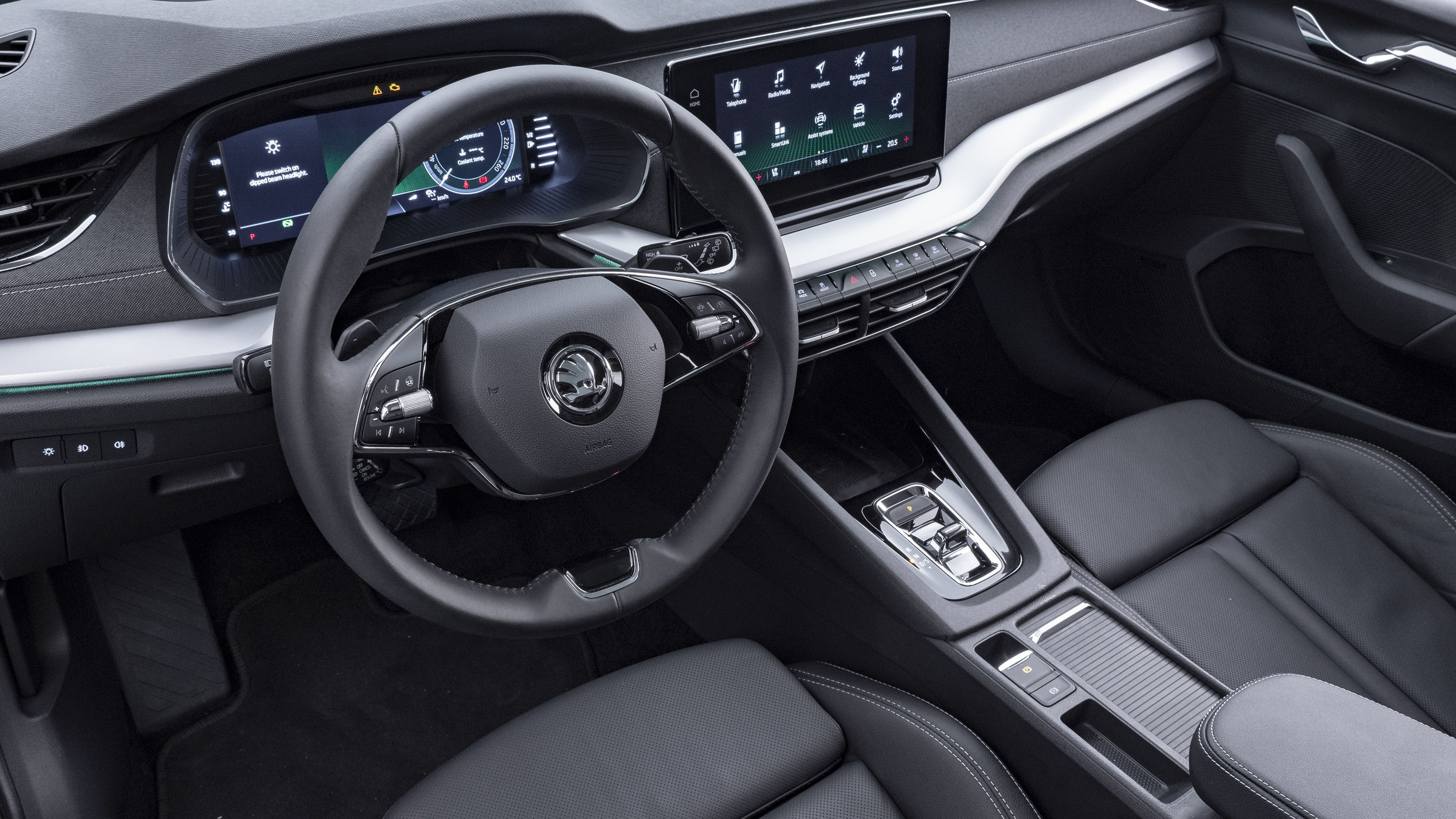 Skoda Octavia Combi 2020 4K Interior Wallpaper. HD Car Wallpaper