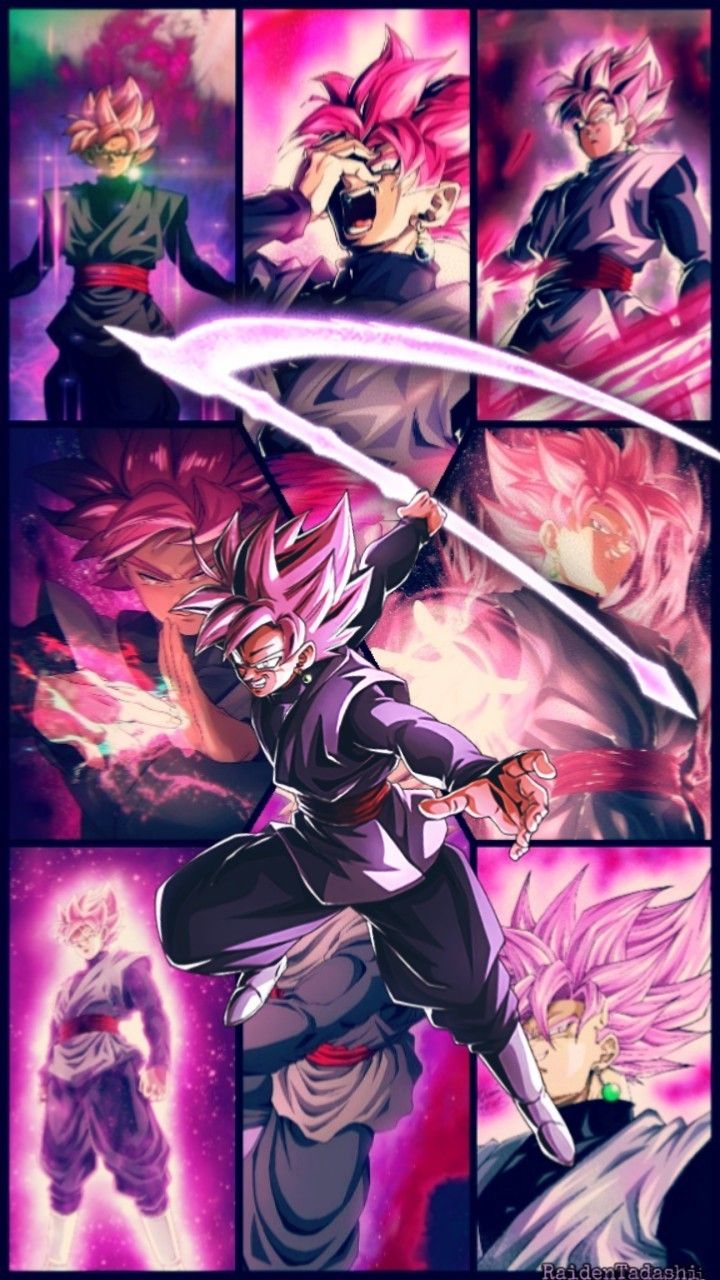 Black Goku Super Saiyan Rose Wallpaper Manga
