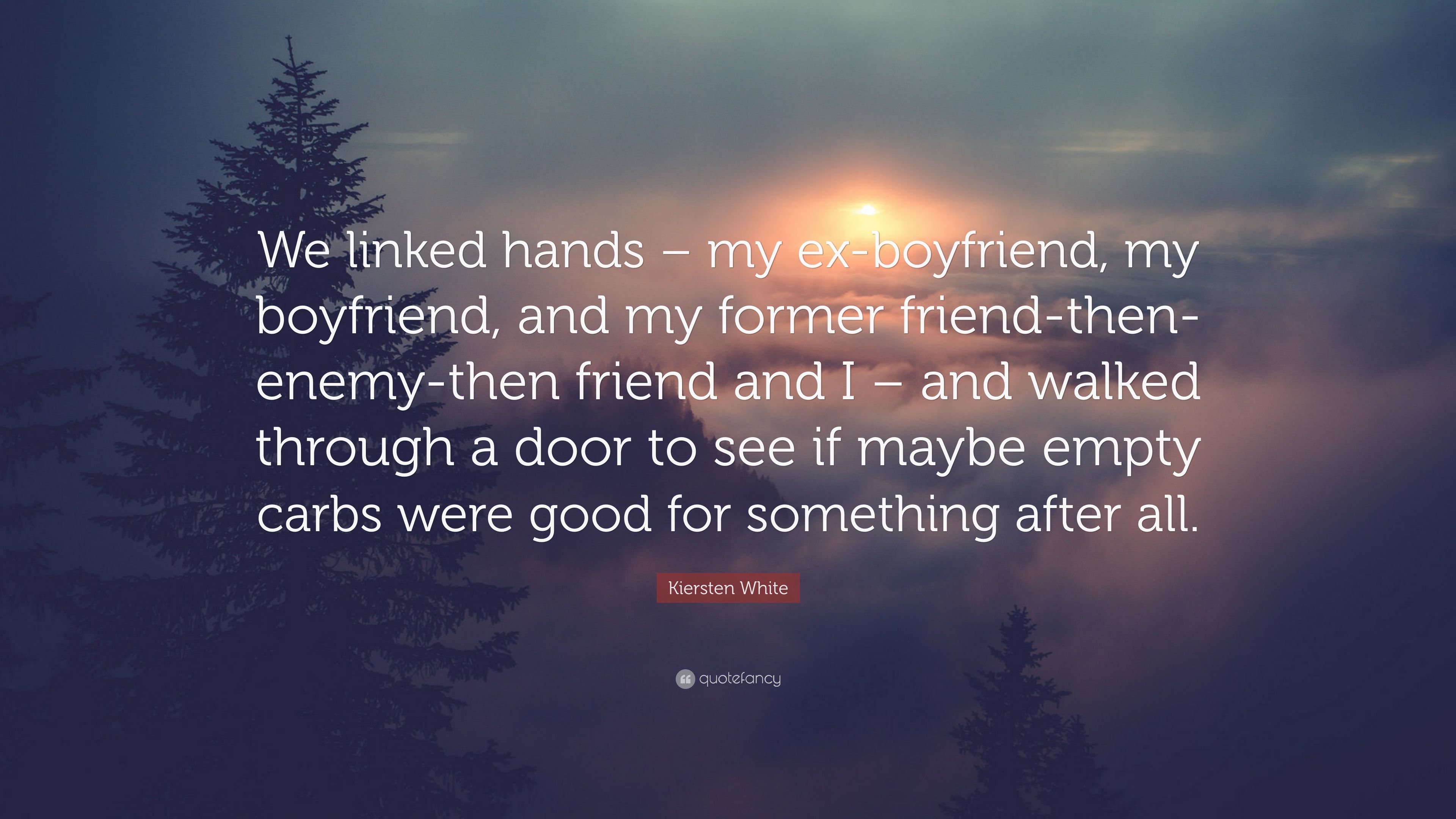 Kiersten White Quote: “We linked hands