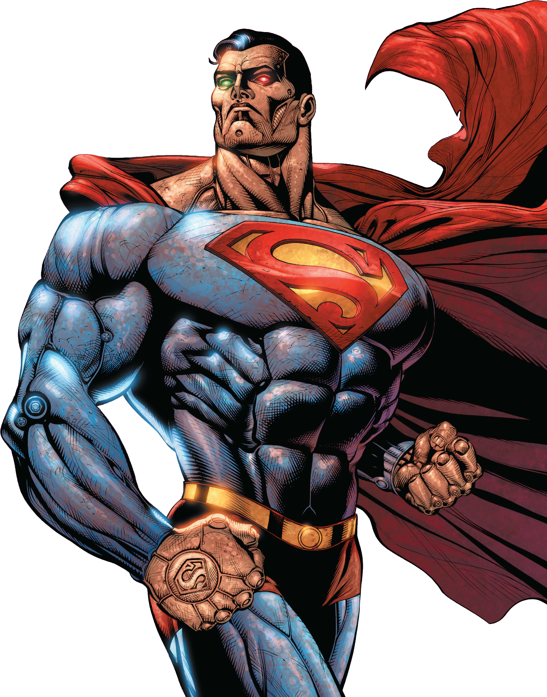 Download HD Cosmic Armor Superman Dc Comics Comics Cosmic Armor Superman Transparent PNG Image