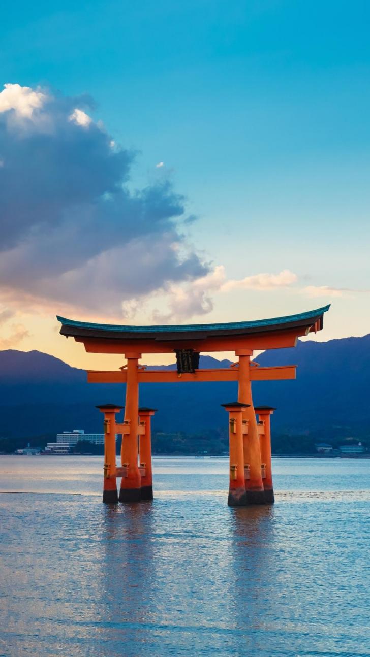 Wallpaper HD: Itsukushima, Floating, Torii, Gate, Wallpaper, Backiee
