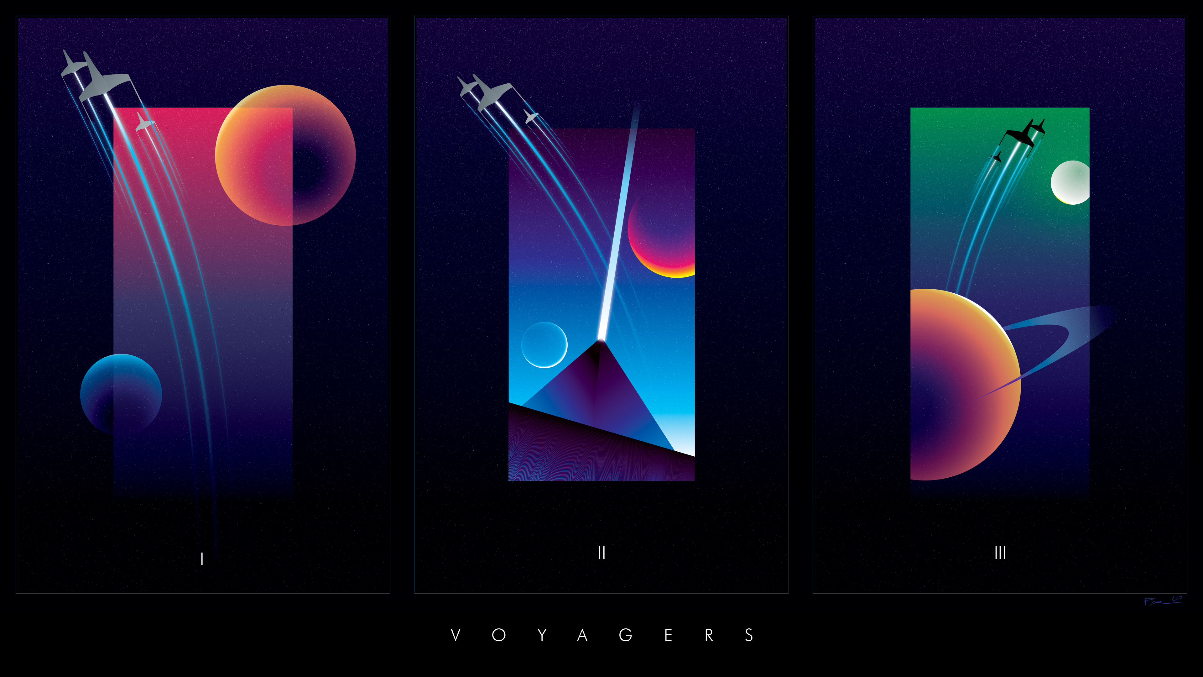 Voyagers (Complete Set) Desktop Wallpaper