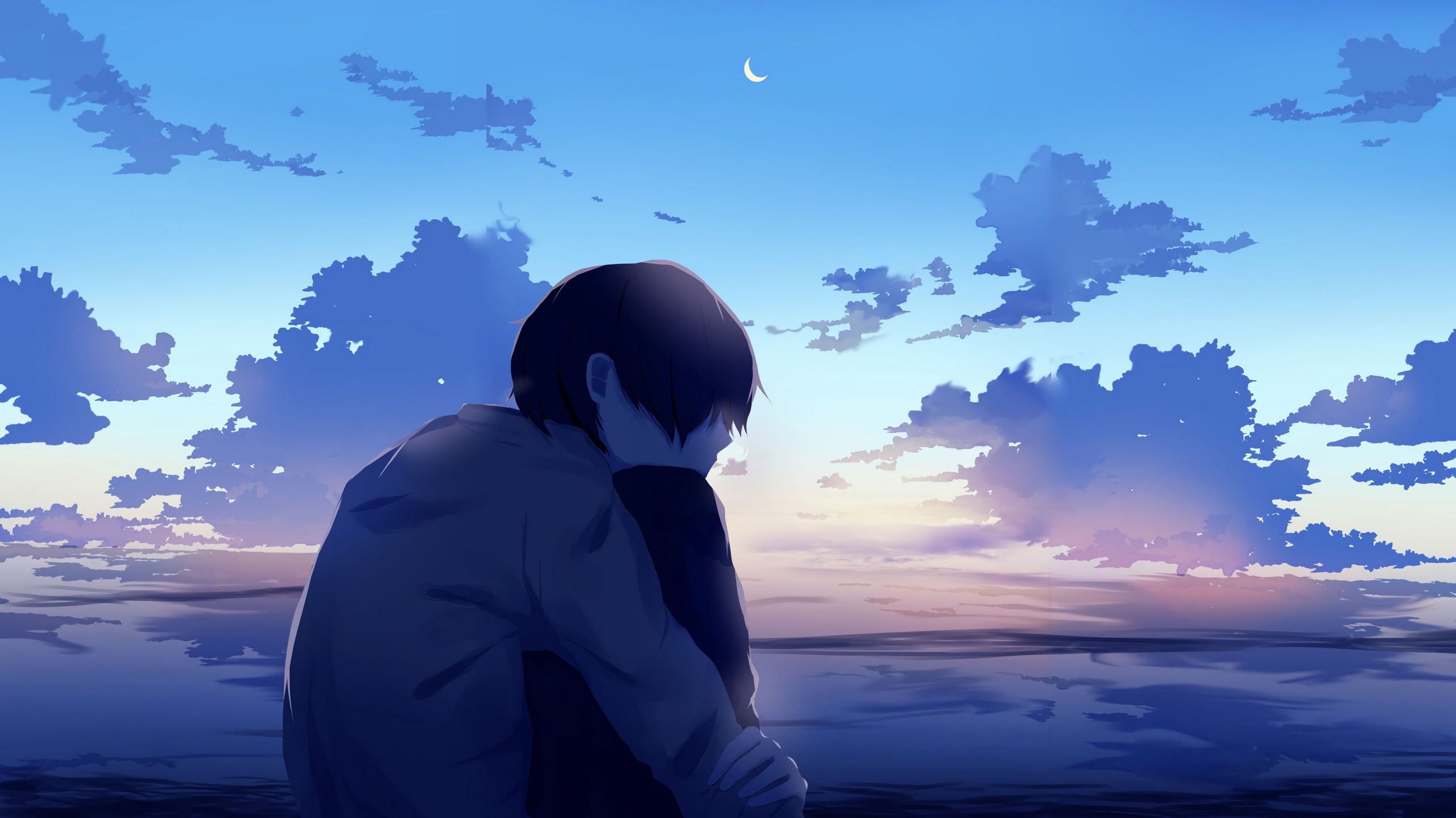 Lonely Sad Anime Wallpaper