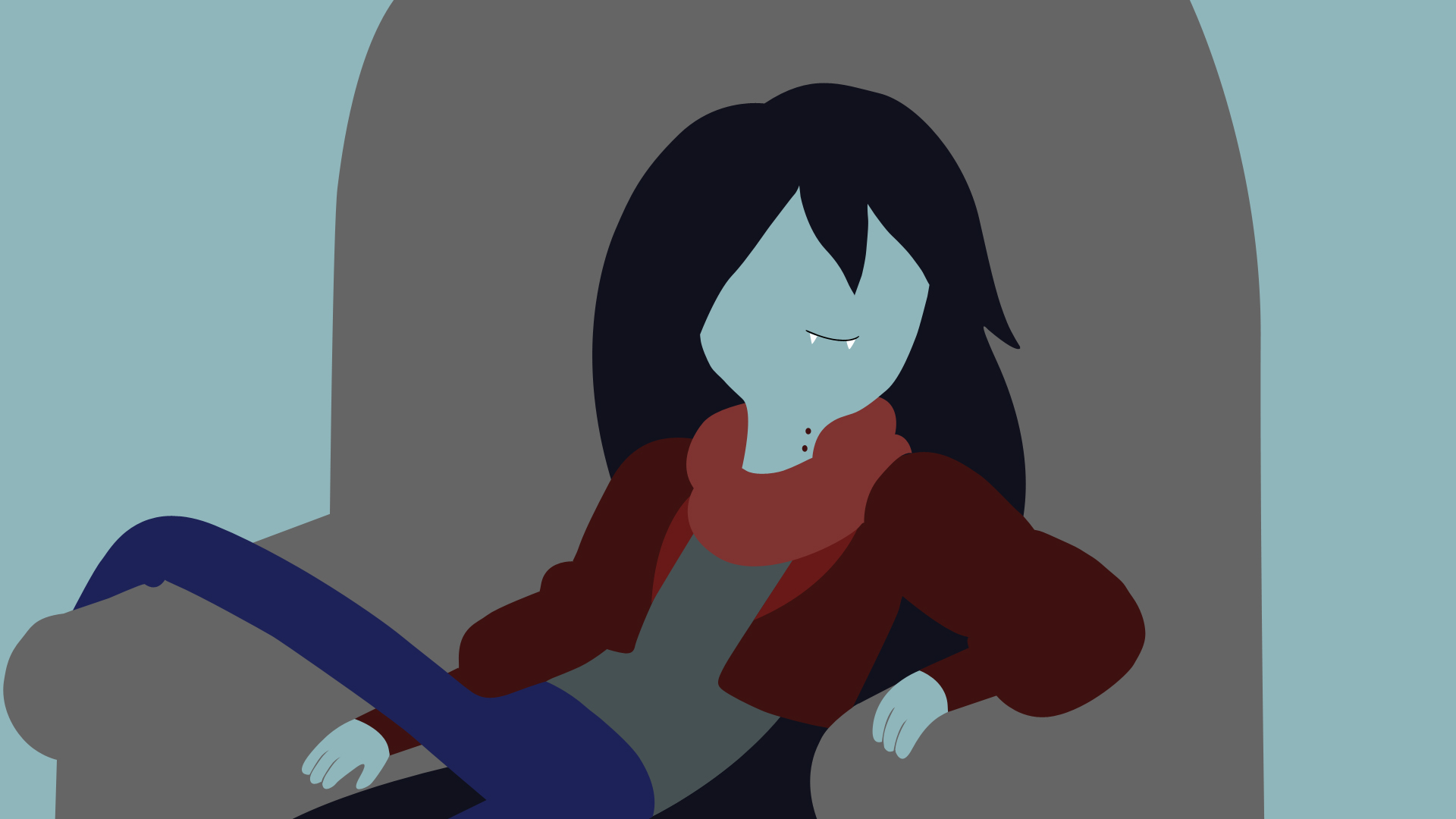 Another 4AM stylised Marceline wallpaper!