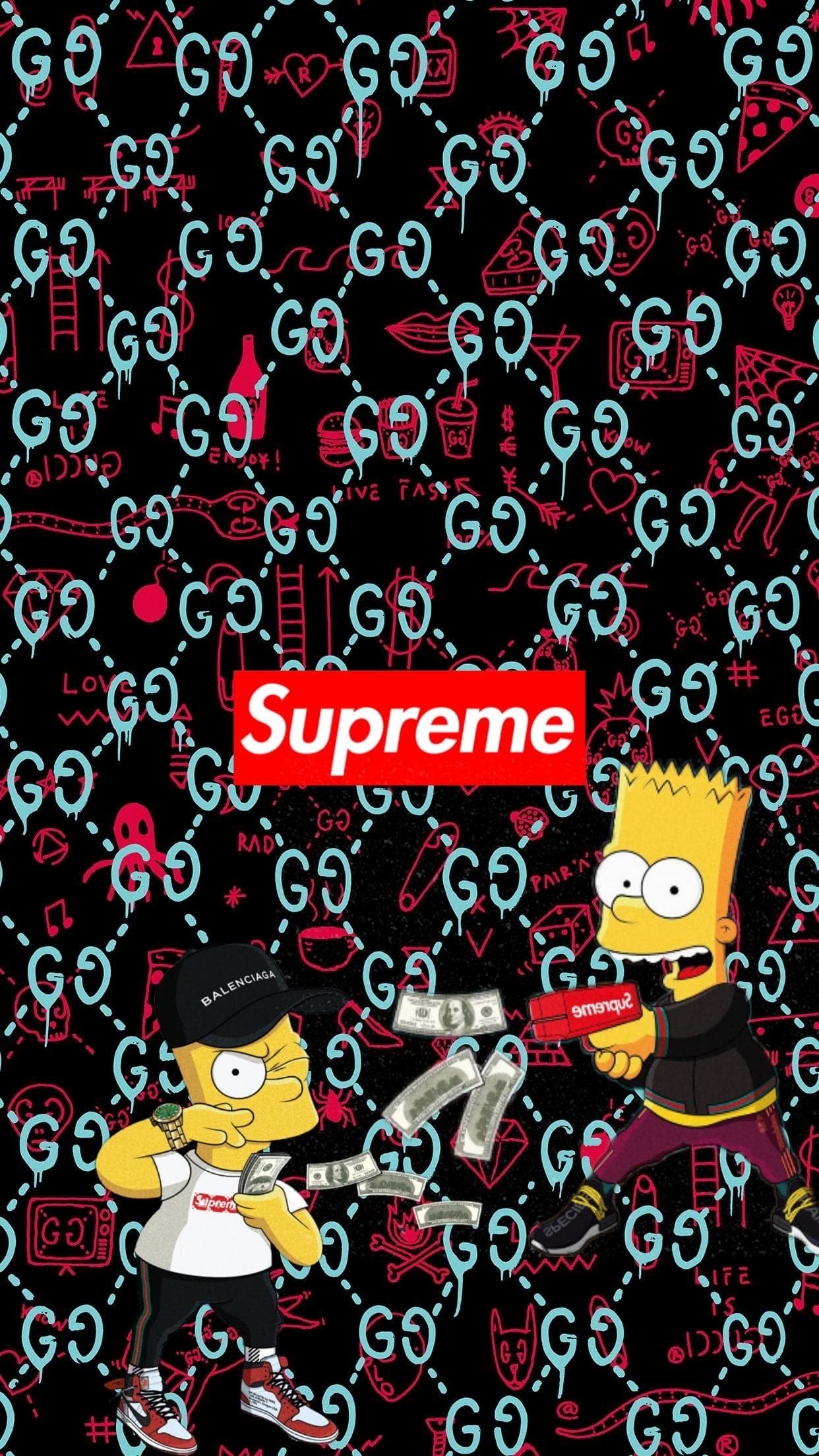 Anime Gucci Supreme Wallpapers - Wallpaper Cave