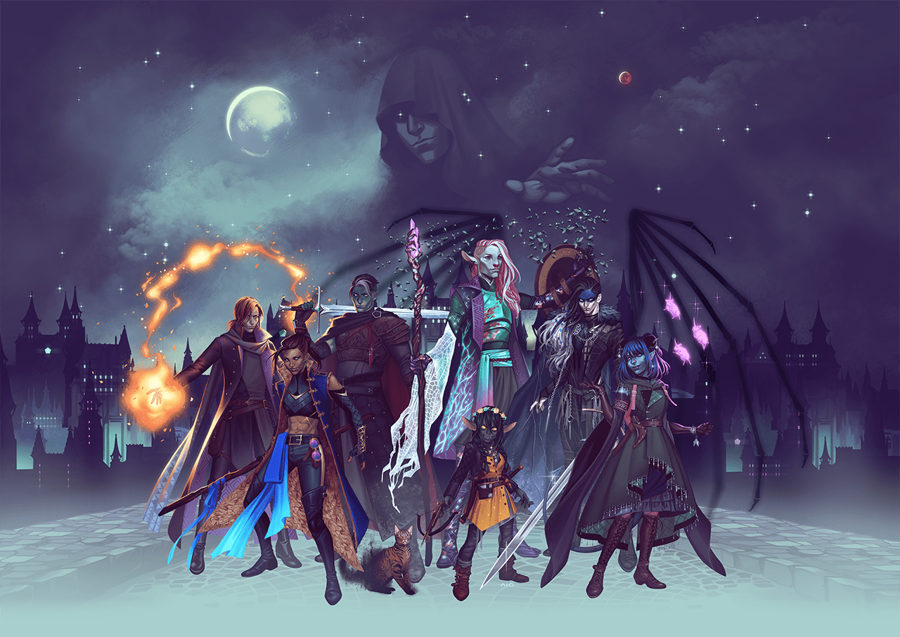 HYPE: New Official Mighty Nein Character Art by Ariana Orner!