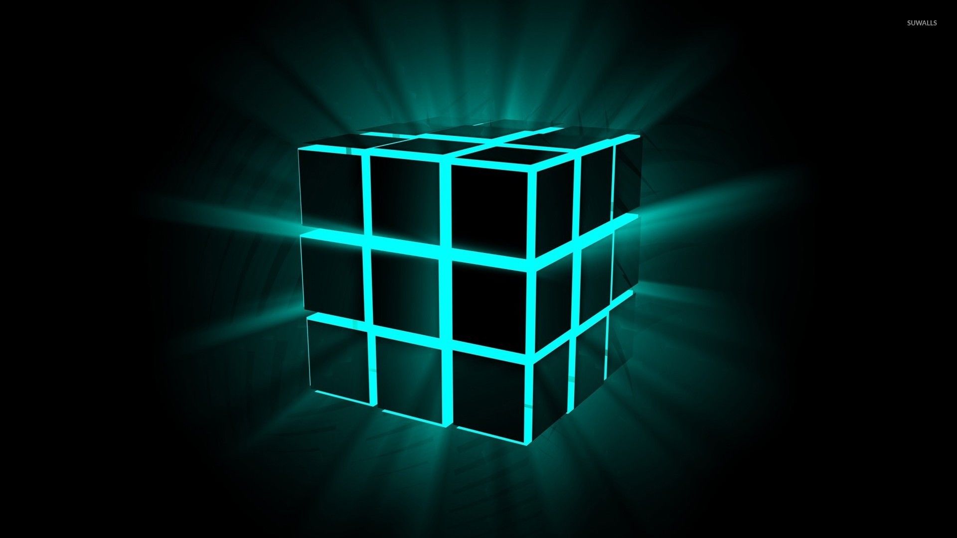 3D Wallpaper Rubix Cube