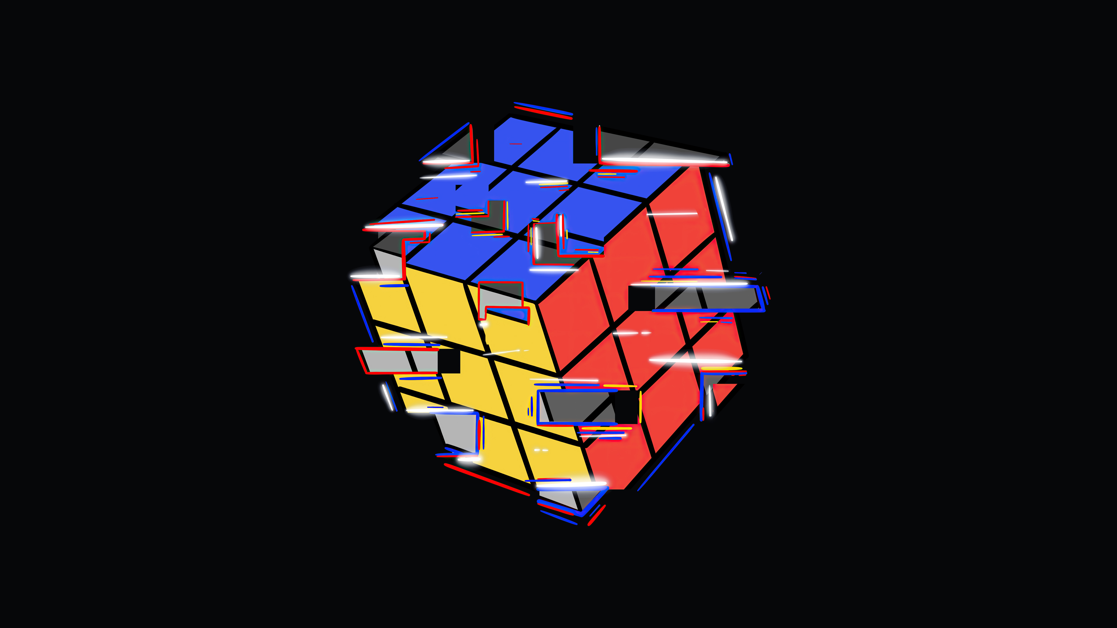 куб обои