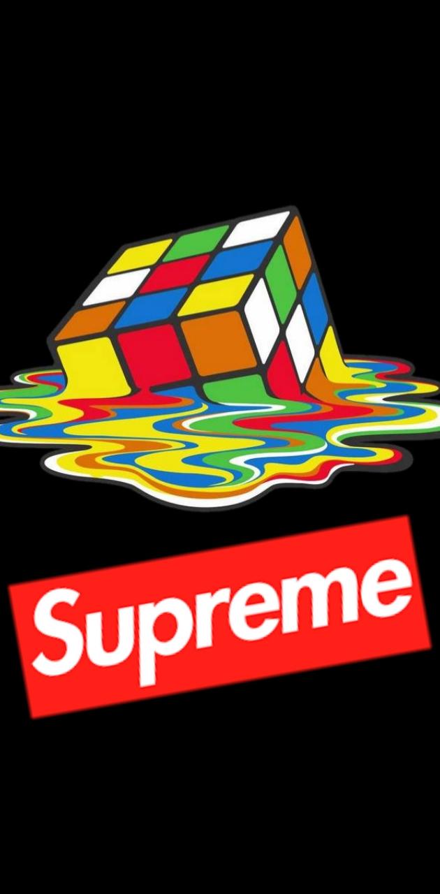 Supreme Rubiks Cube wallpaper