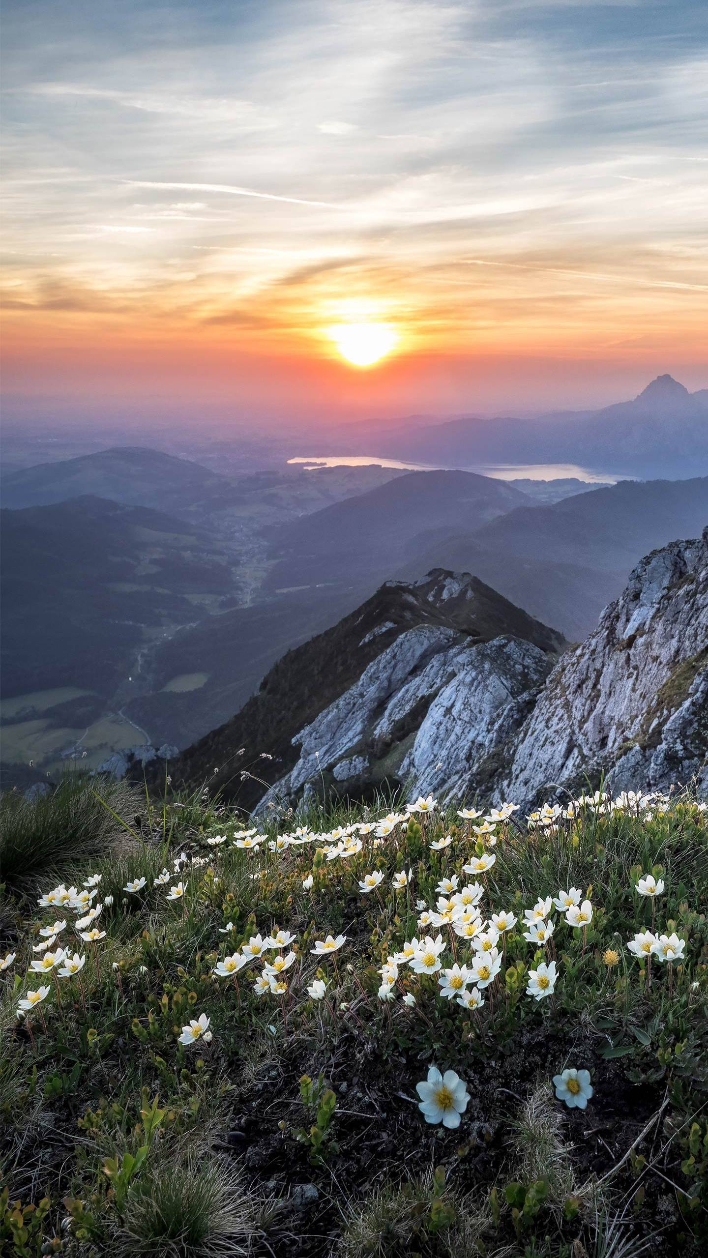 Nature Beautiful Sunrise City From Mountain IPhone Wallpaper Wallpaper, iPhone Wallpaper