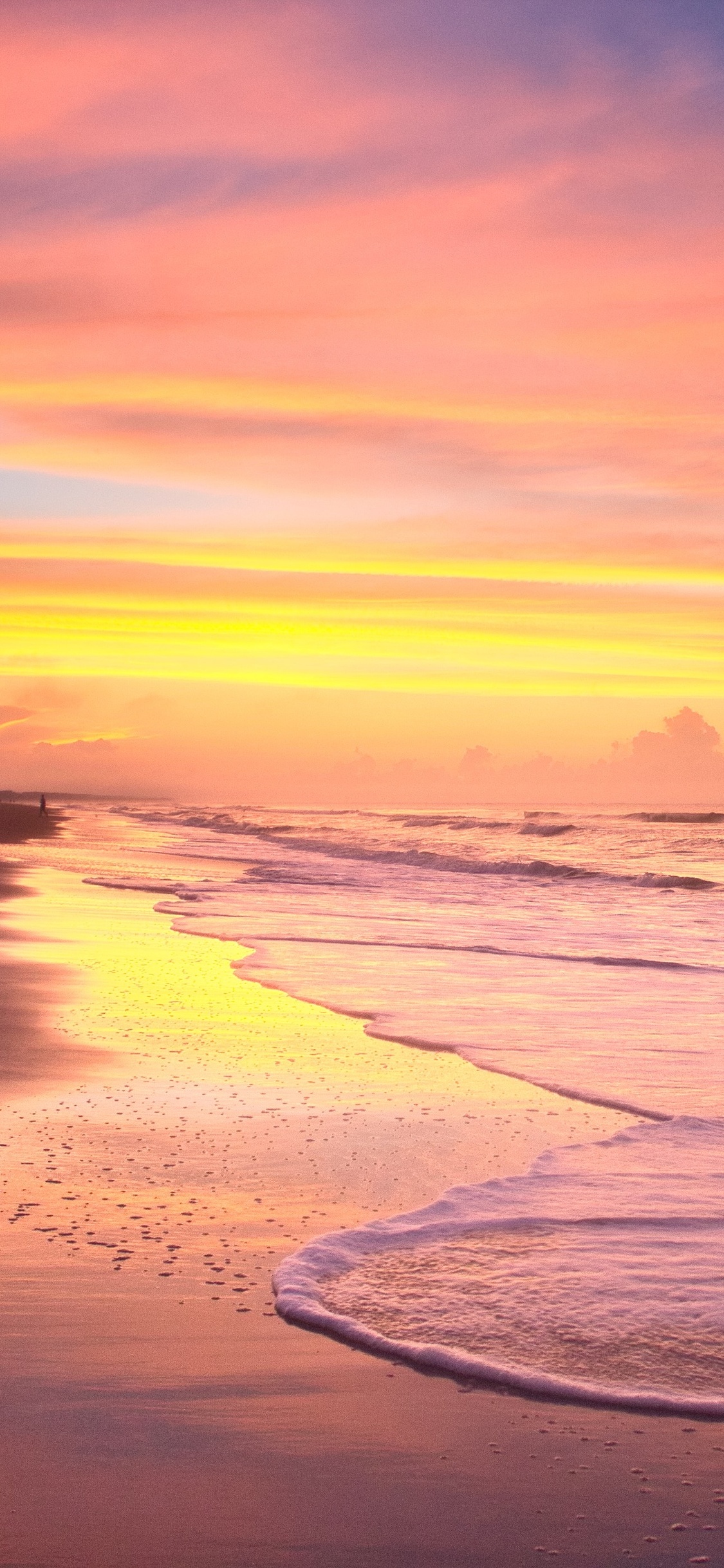 Sunrise On The Beach In The Summer Time At Ocean Isle Beach 4k iPhone XS, iPhone iPhone X HD 4k Wallpaper, Image, Background, Photo and Picture