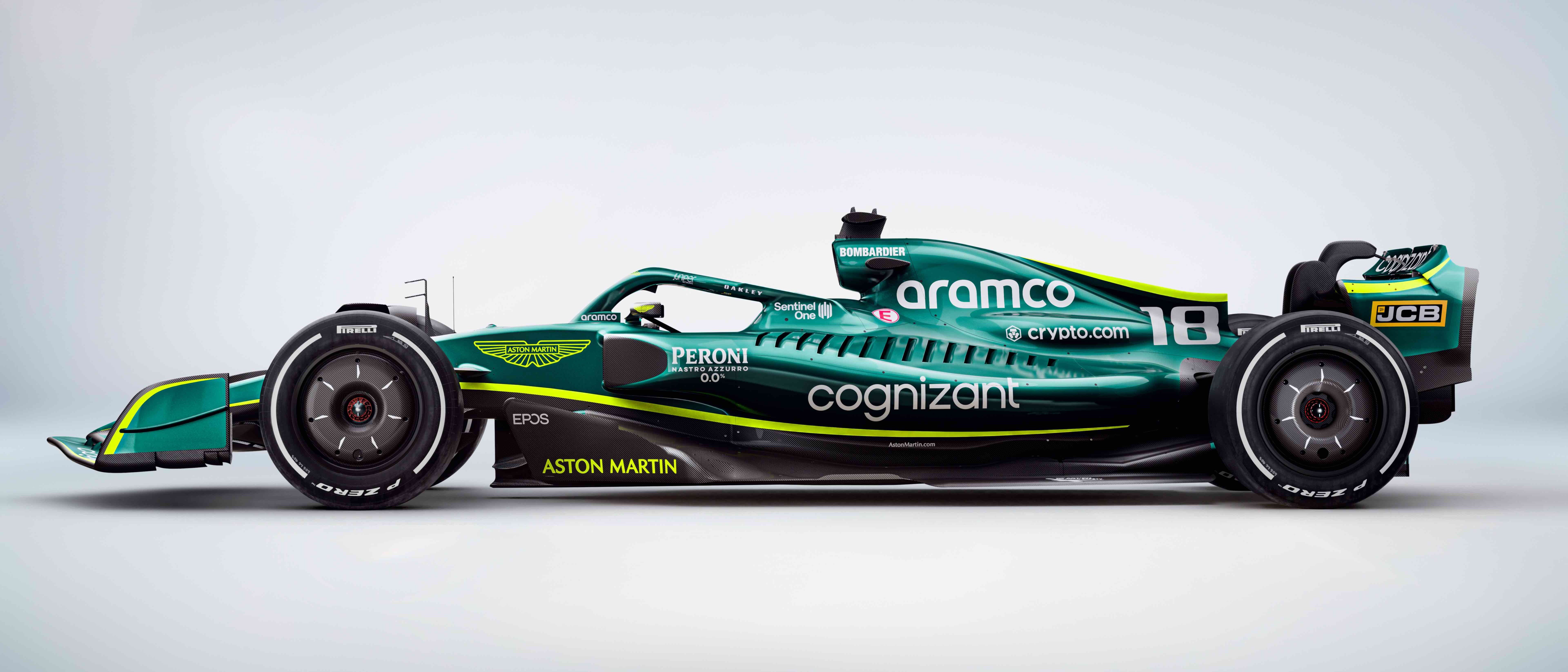 High resolution image of the Aston Martin AMR22
