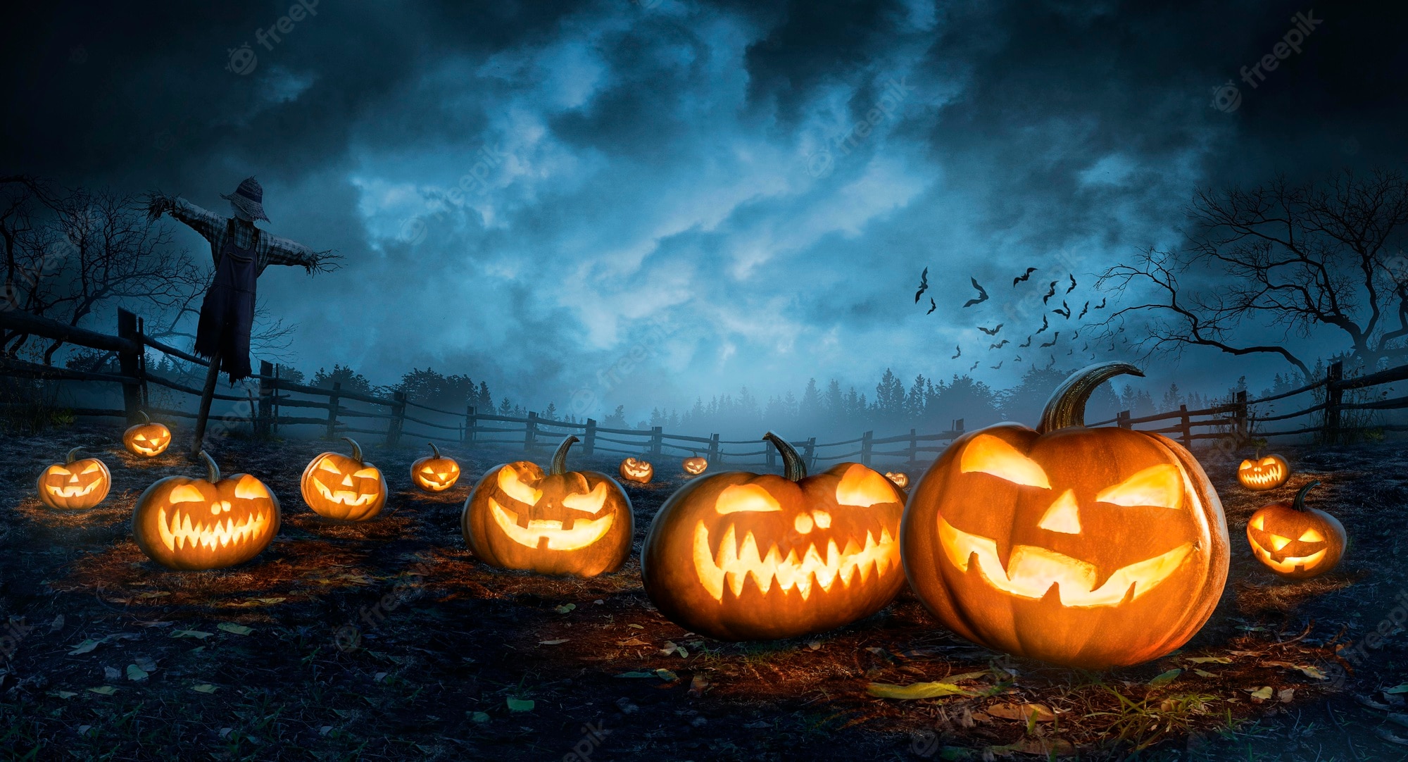 Halloween Background Image. Free Vectors, & PSD