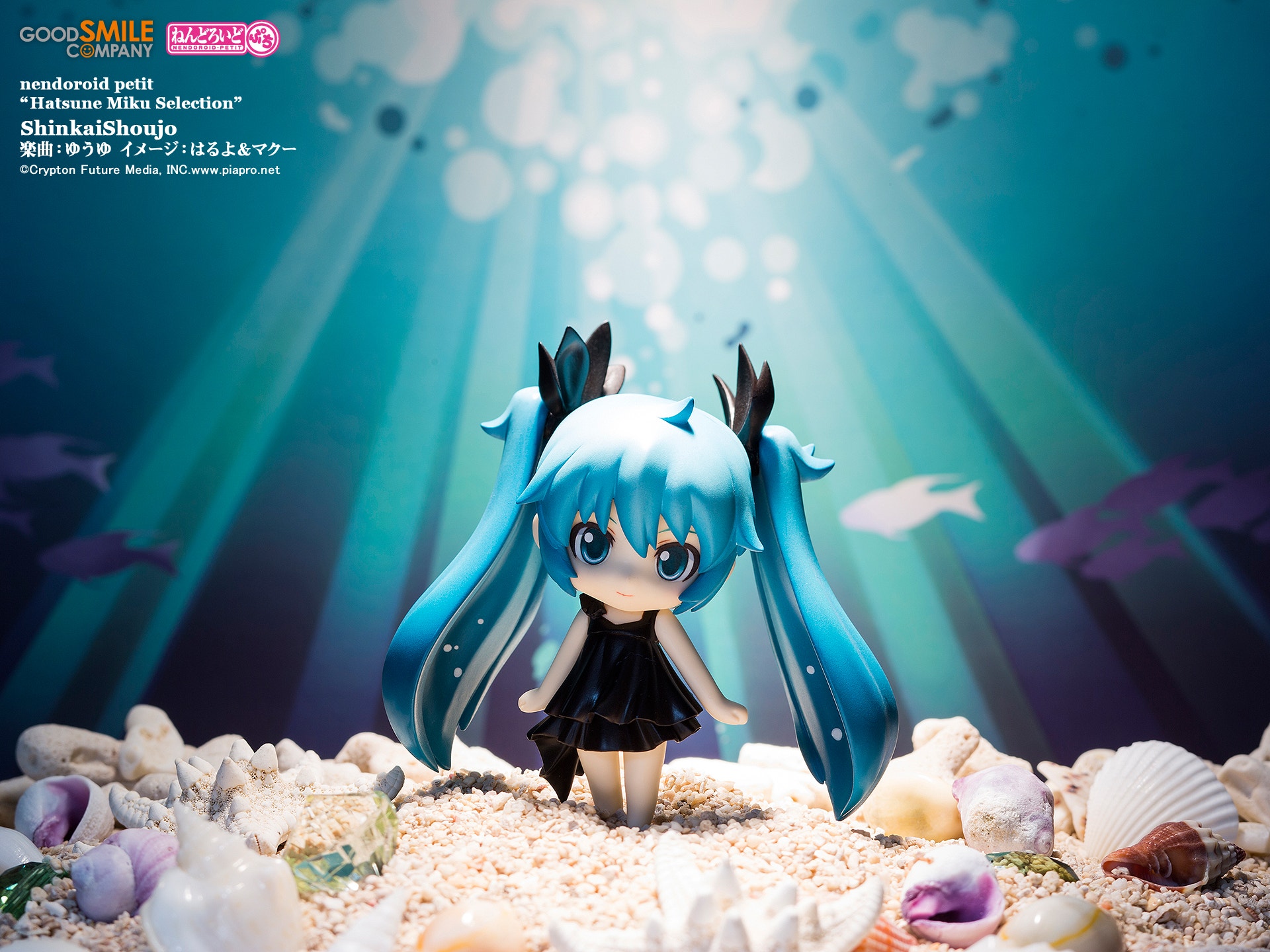 Nendoroid Petite: Hatsune Miku Selection Wallpaper!