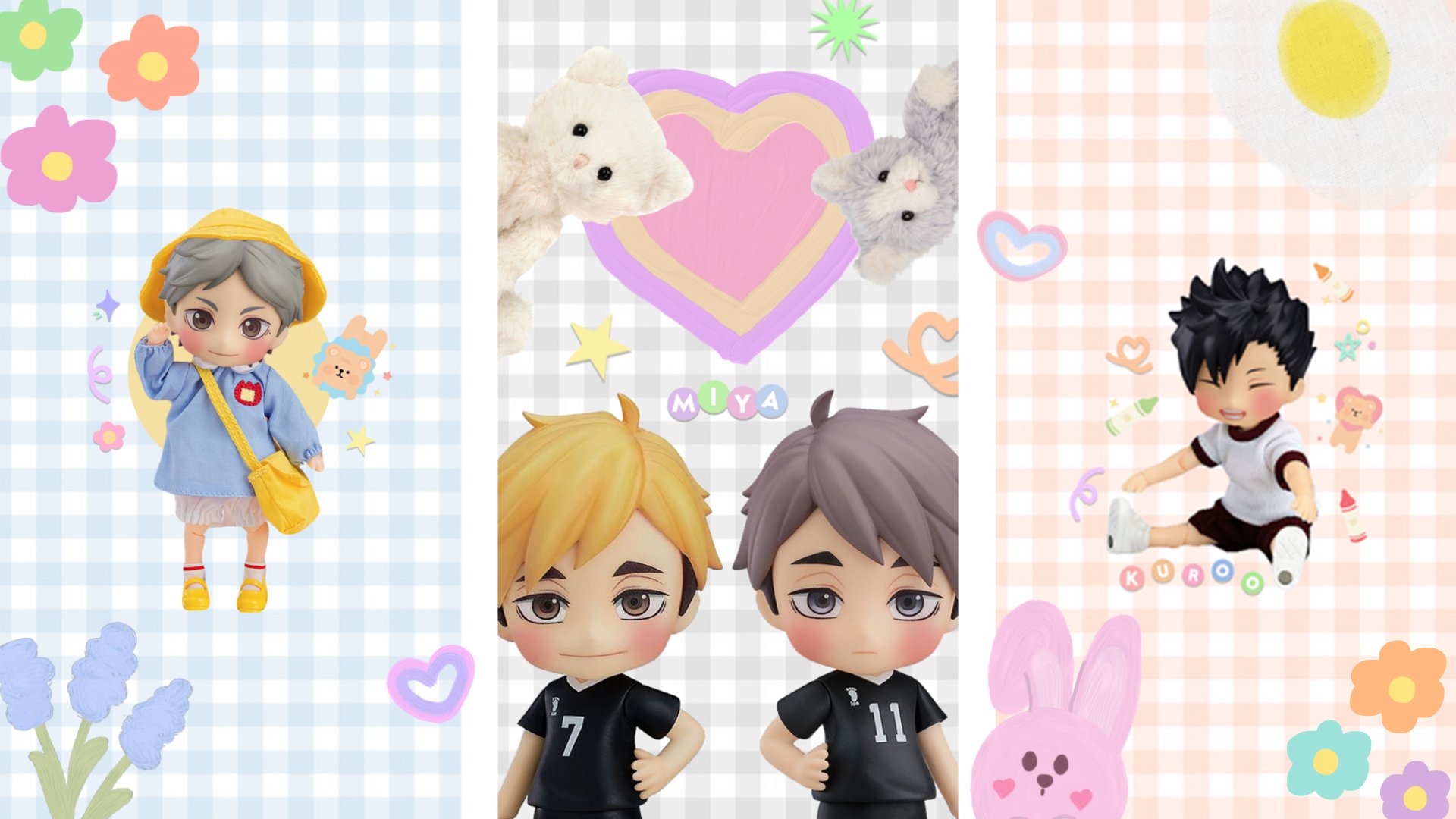 ♡ - ✧ Haikyuu Nendoroid Lockscreen Wallpaper ✧ (1080 X 1920) #haikyuu #ハイキュー