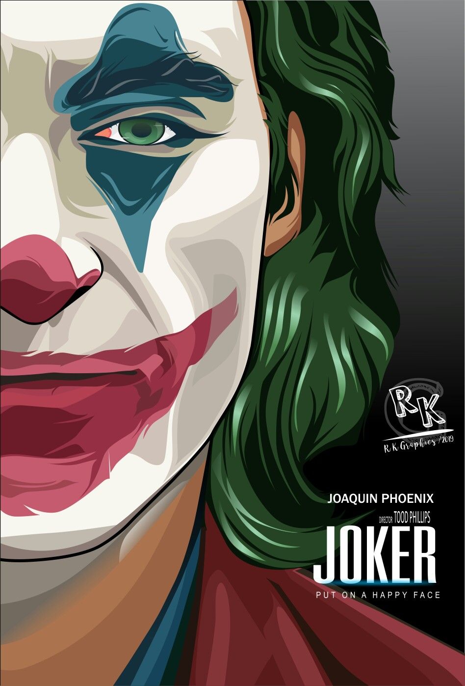 Joaquin Phoenix Joker(vector)