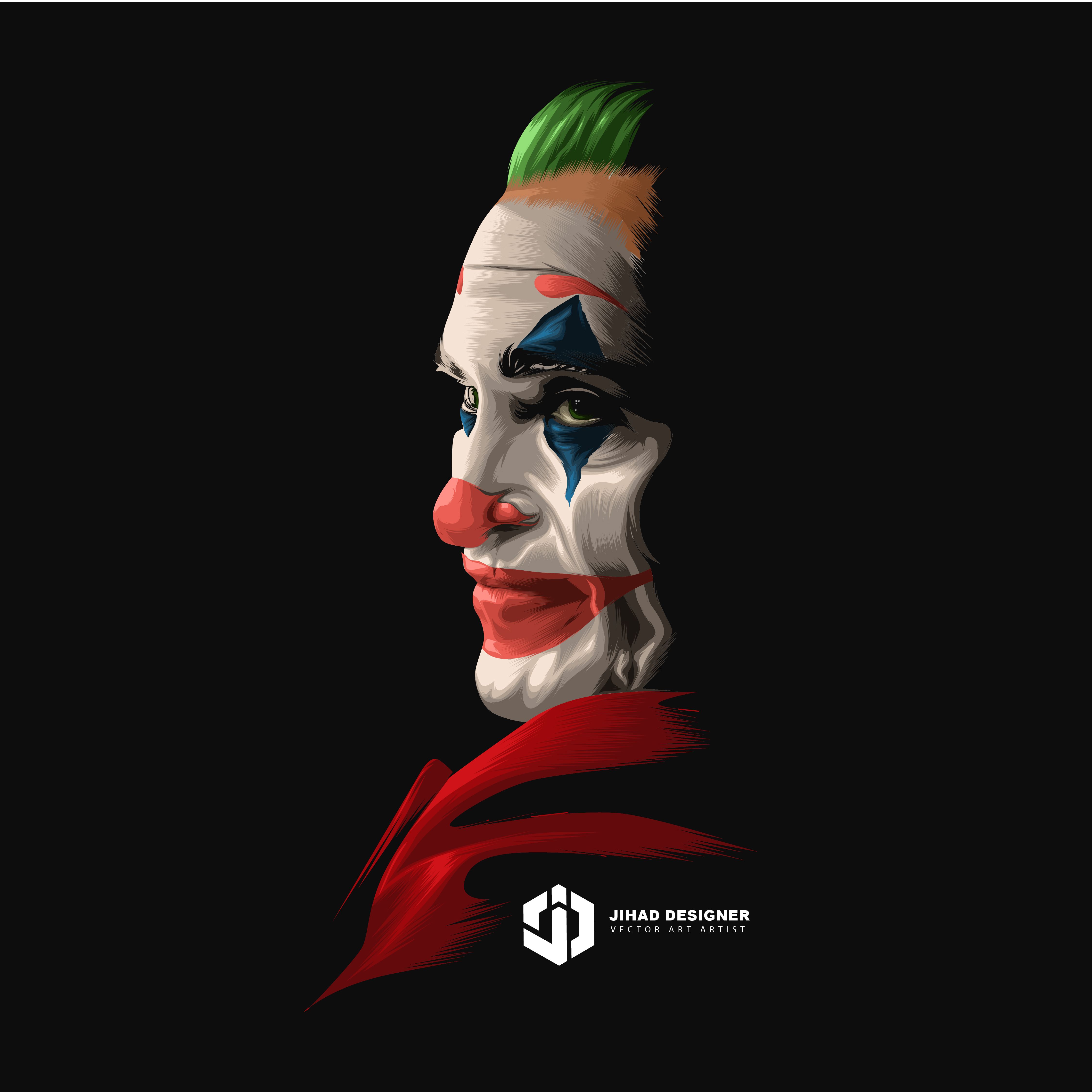 Joker vector art (awesome artwork)
