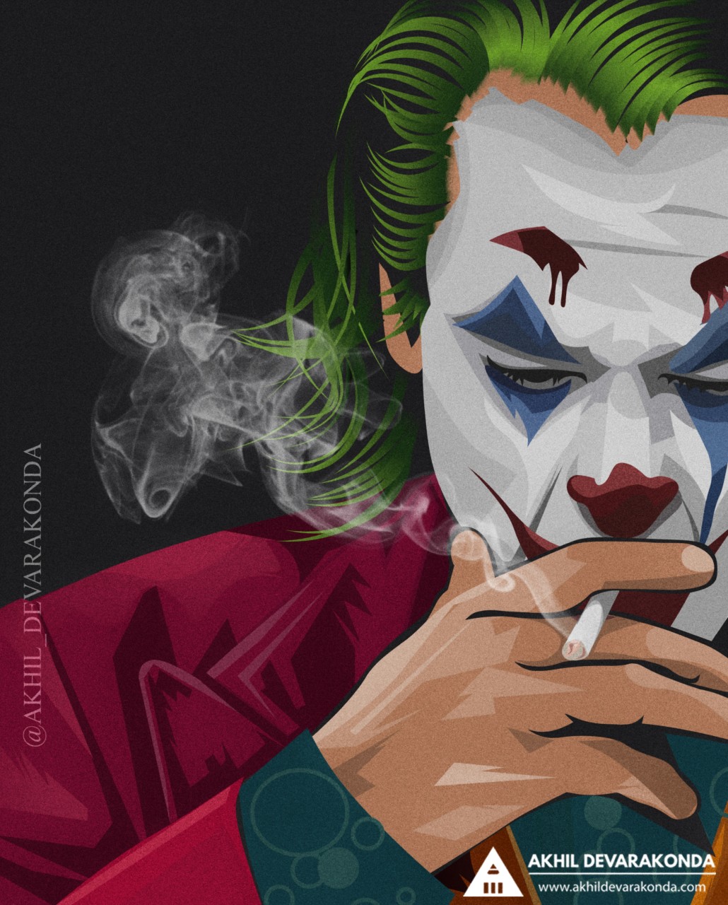Joker Joaquin Phoenix Vector X Vexel Artwork