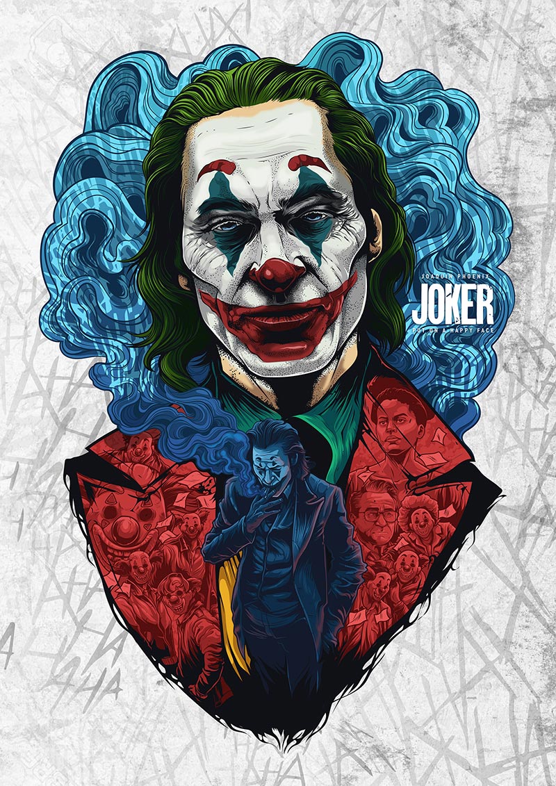 A Tribute to Joker Movie 2019 Exquisite Art Collection