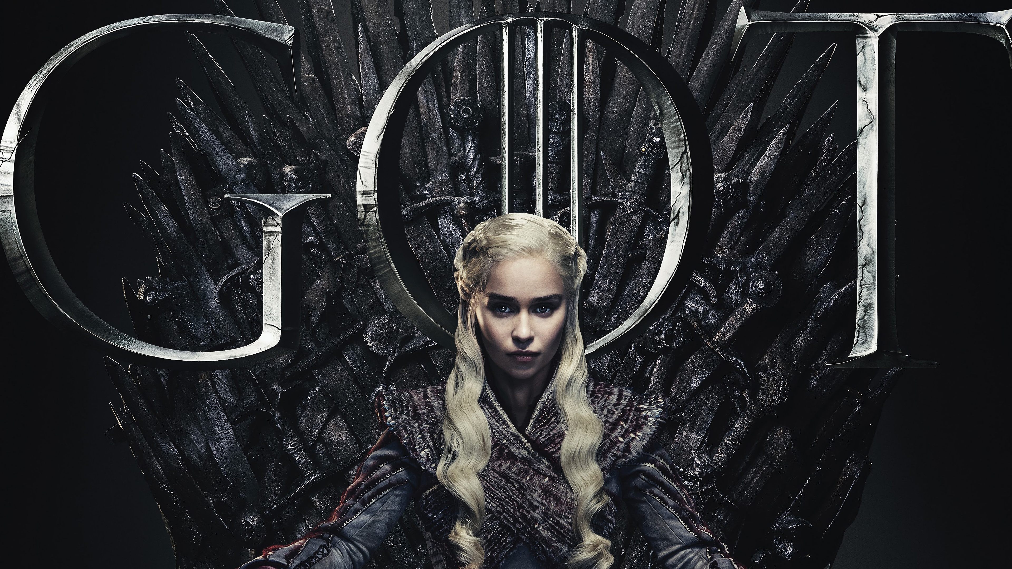 Daenerys Targaryen Game of Thrones Season 8 4K Wallpaper