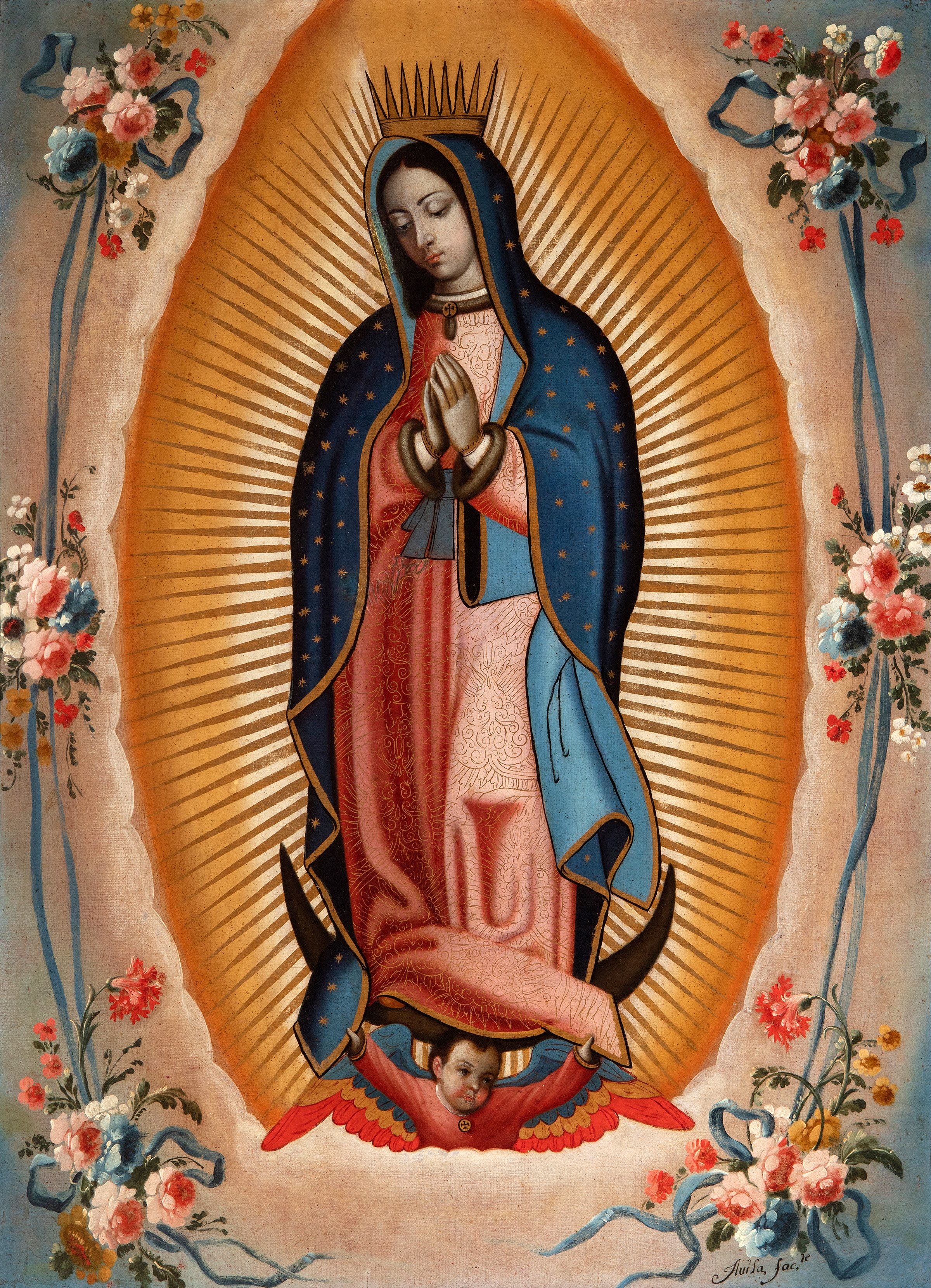 Juan Manuel de Ávila. Virgen de Guadalupe