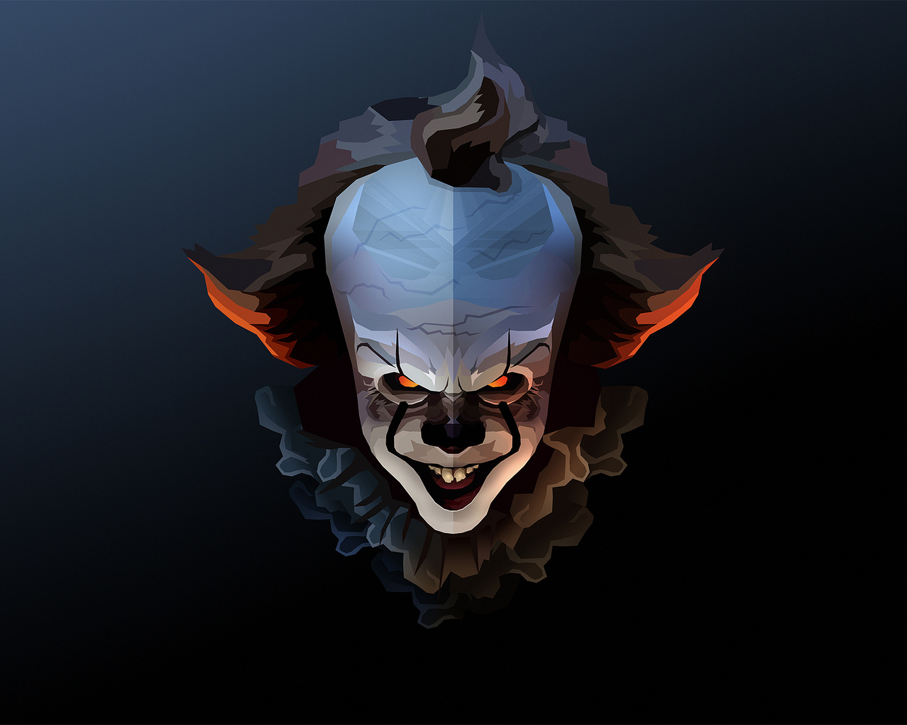 Pennywise The Clown Halloween Fanart 1280x1024 Resolution HD 4k Wallpaper, Image, Background, Photo and Picture