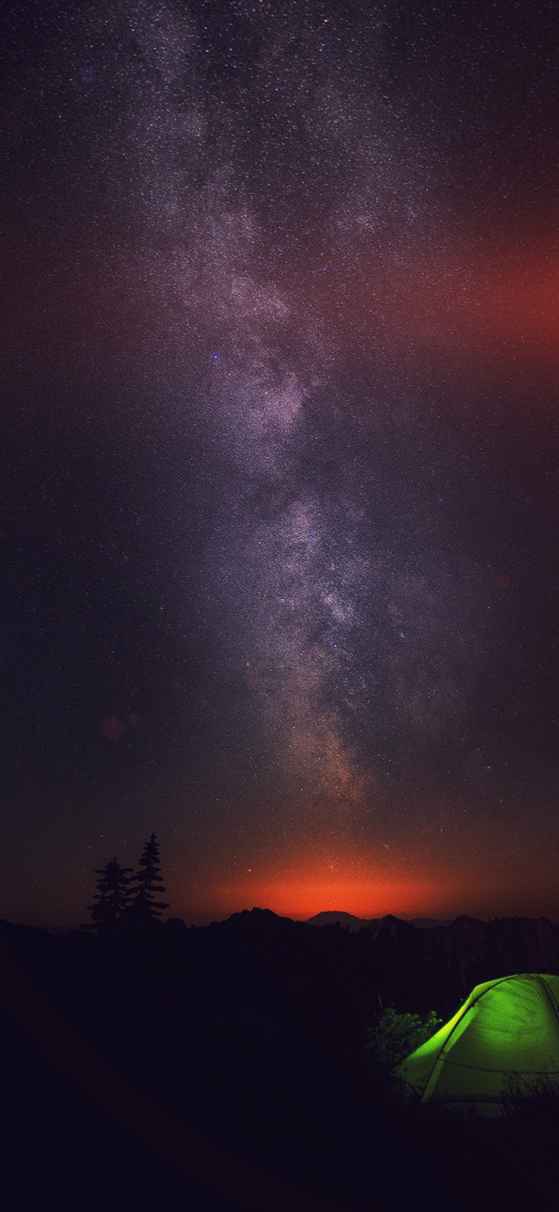 iPhone X wallpaper. camping night star galaxy milky sky dark space