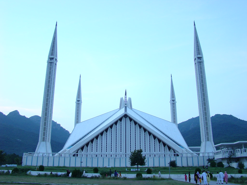 Faisal Mosque. The Shah Faisal Masji