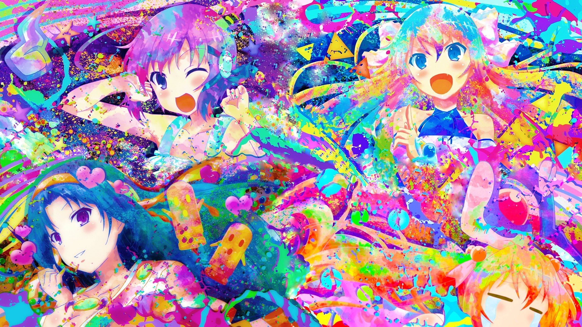 anime, Colorful, Rokujouma no Shinryakusha HD Wallpaper / Desktop and Mobile Image & Photo