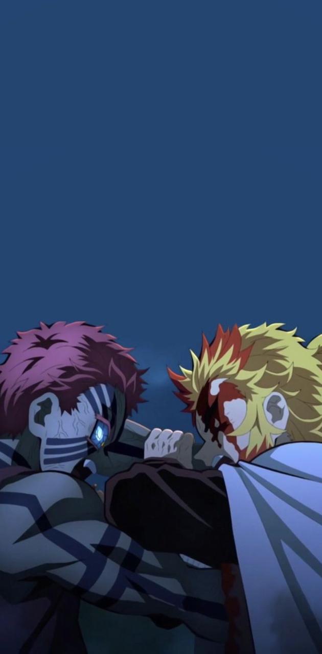 Akaza Vs rengoku wallpaper