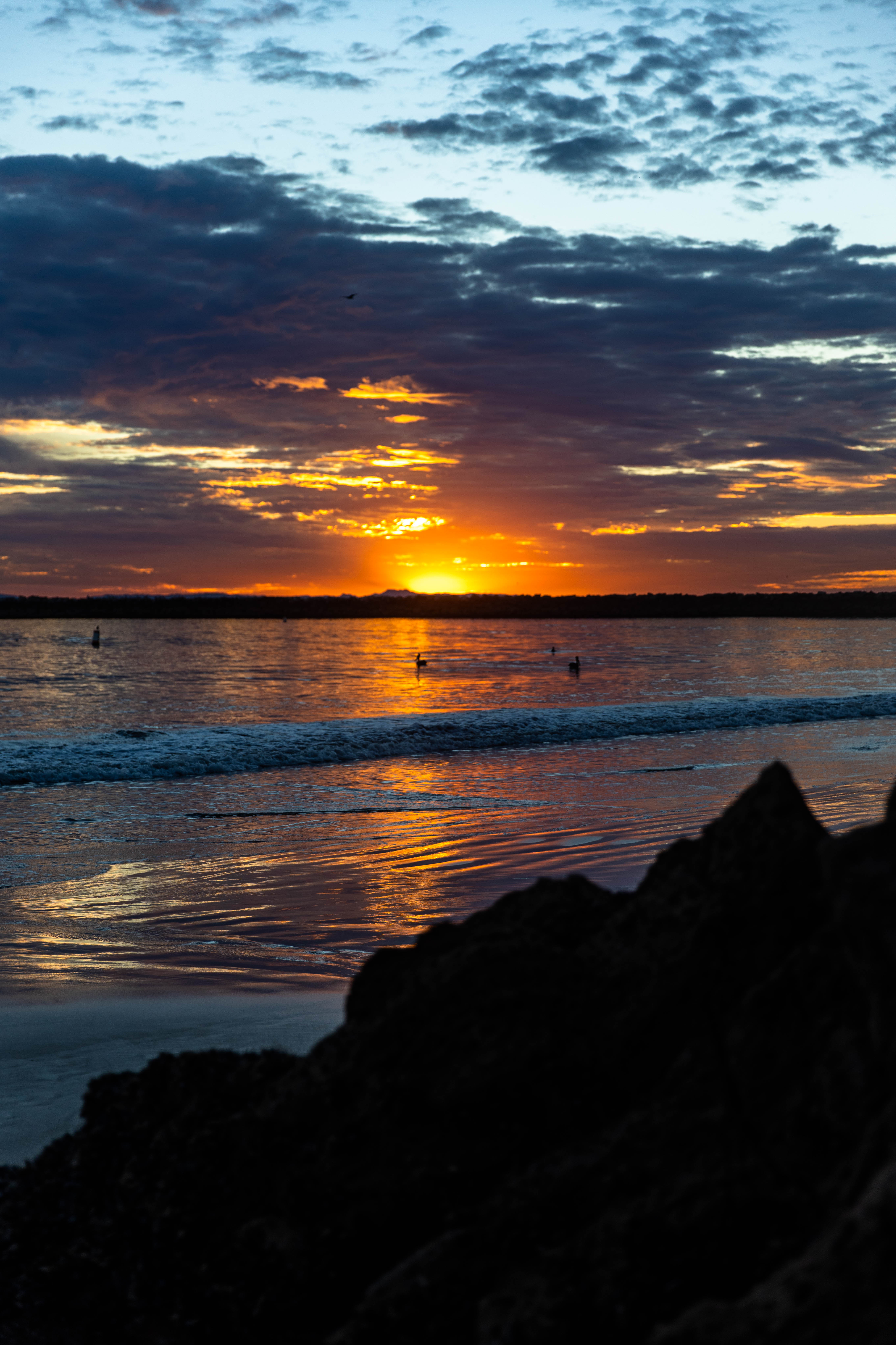 A Beach Day + Sunset At Corona del Mar, California