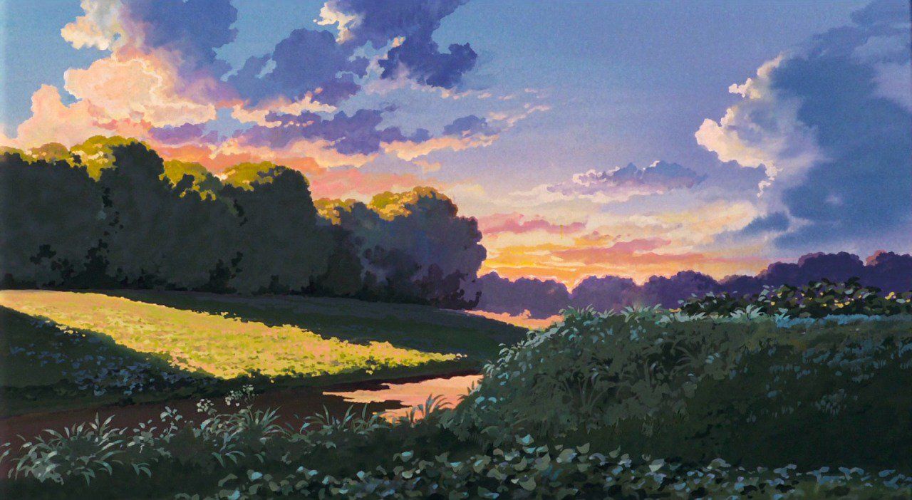 Studio Ghibli on Twitter. Studio ghibli background, Landscape wallpaper, Ghibli artwork