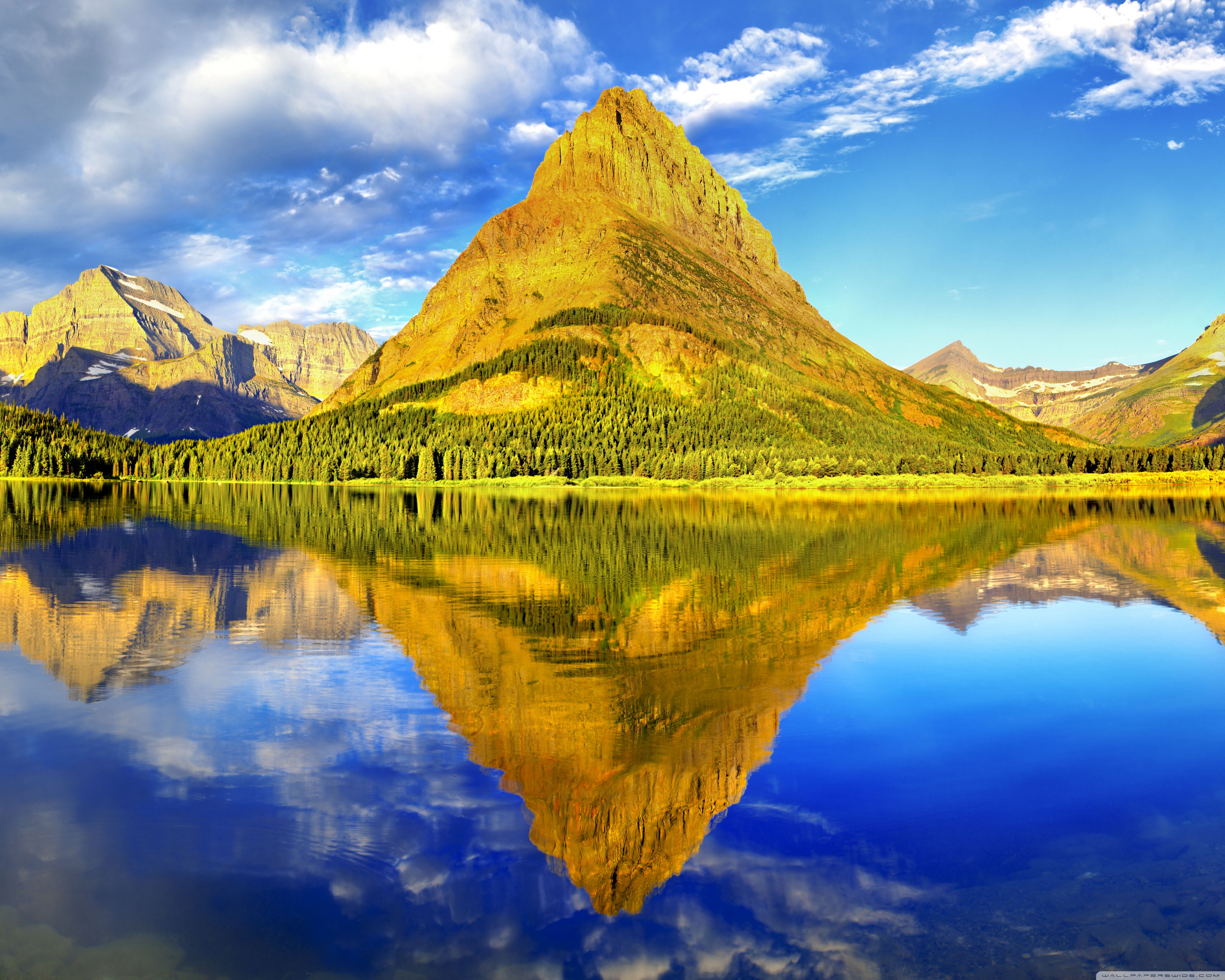 Glacier National Park Panorama Ultra HD Desktop Background Wallpaper for 4K UHD TV, Multi Display, Dual Monitor, Tablet