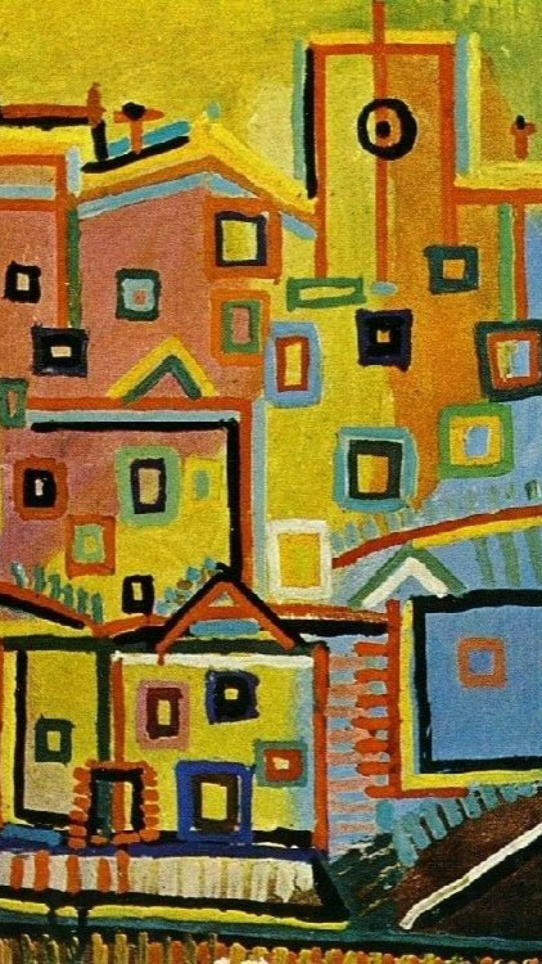 Artwork villages pablo picasso traditional art village wallpaper