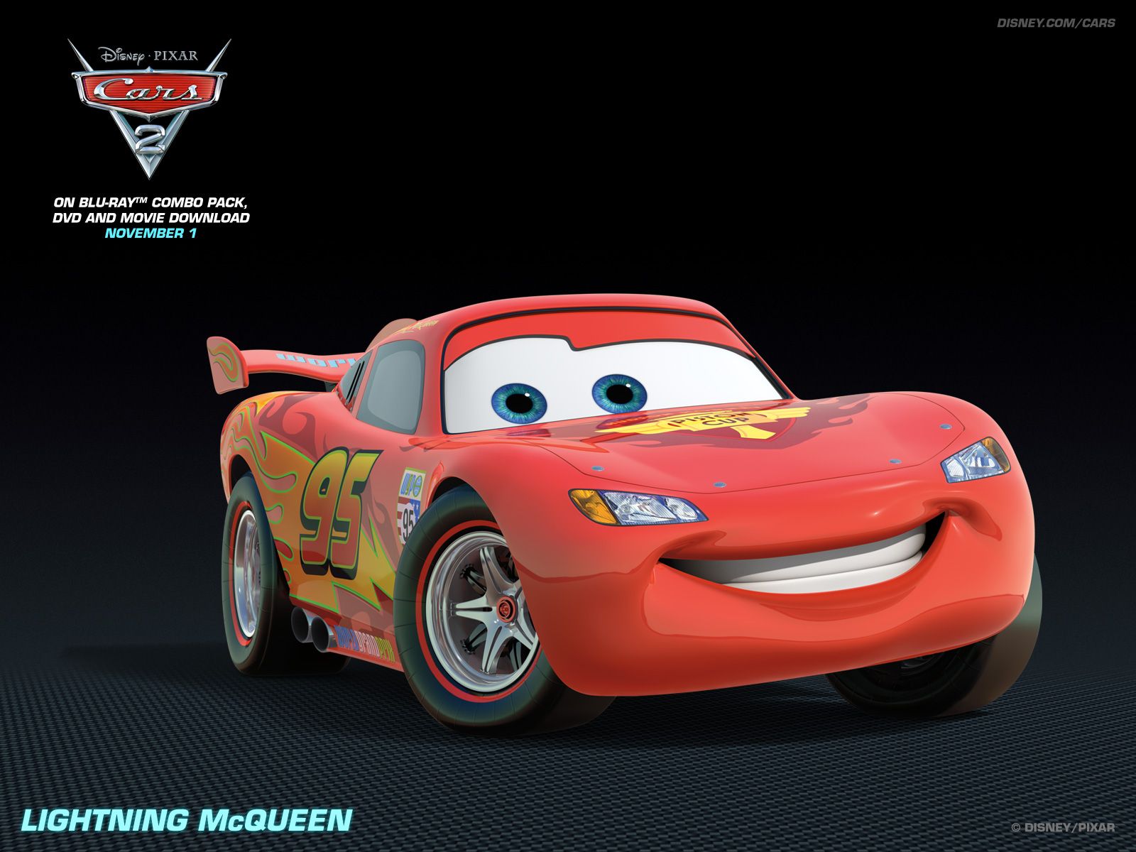 Disney Pixar Cars 2 Wallpaper: Lightning McQueen