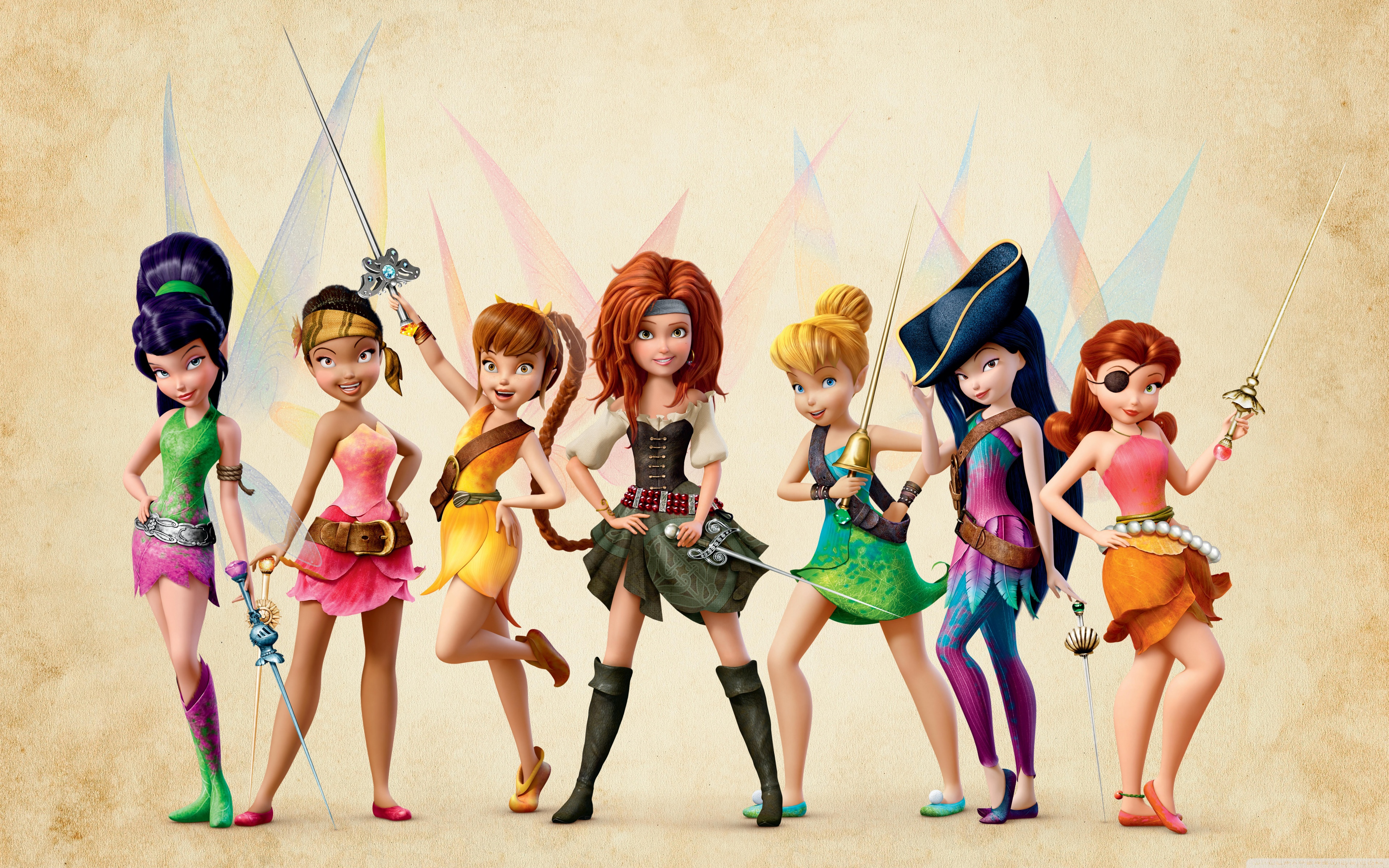 The Pirate Fairy 2014 Ultra HD Desktop Background Wallpaper for 4K UHD TV, Widescreen & UltraWide Desktop & Laptop, Multi Display, Dual Monitor, Tablet