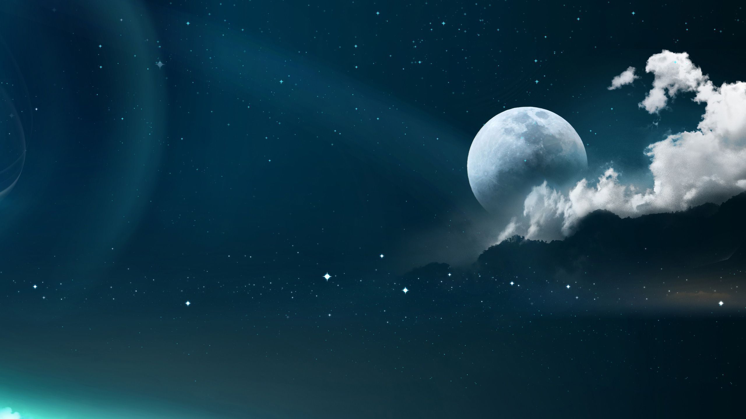 Moon Pc Aesthetic Wallpapers Wallpaper Cave